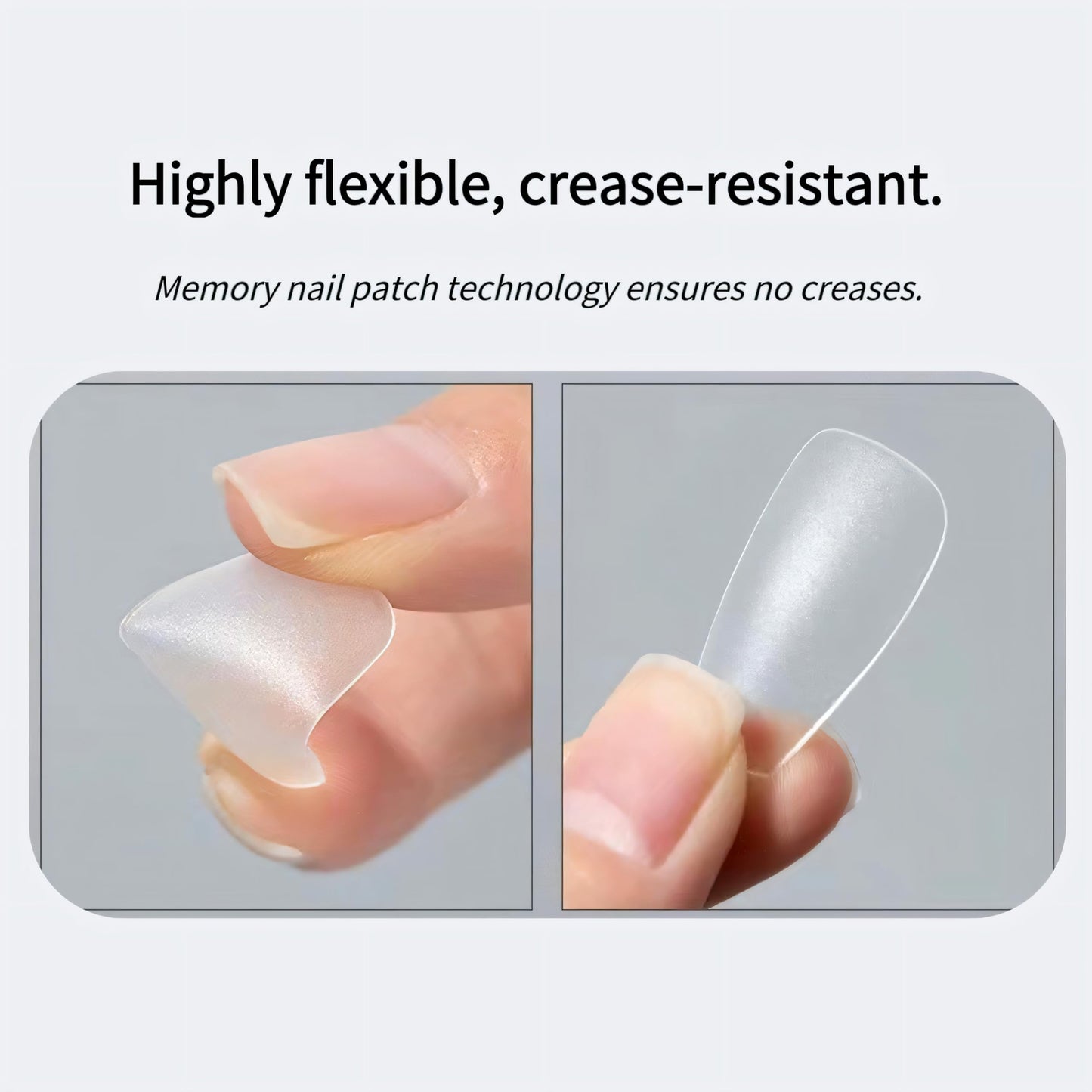 240Pcs Almond Press On Nail Tips - Clear Acrylic Ultra-Thin Seamless Full Cover Nail Tips, 12 Sizes Kit for DIY Home Manicure, Strong Hold, Flexible for Beginners