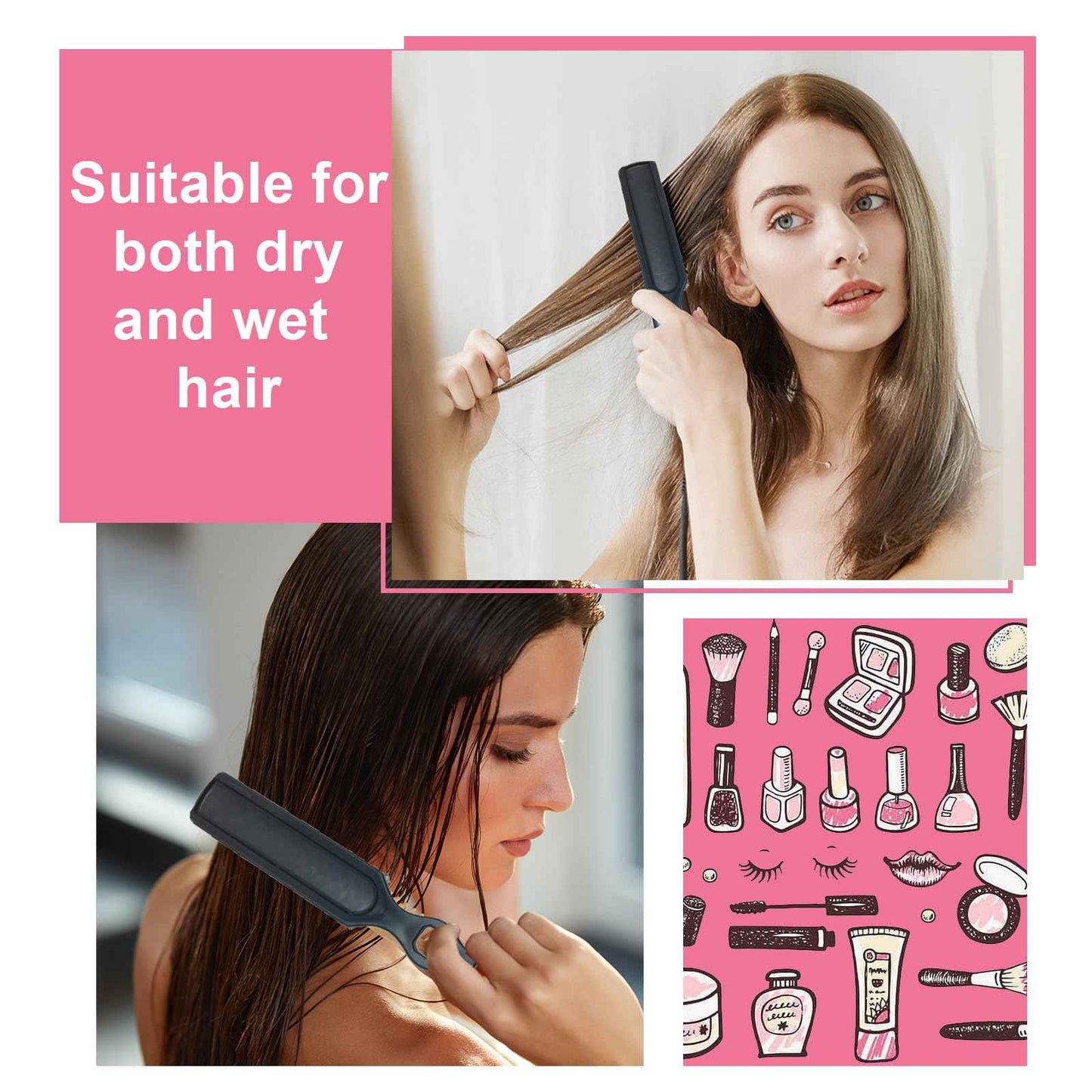 Hyuetrsa 100 Pack Bulk Hair Brushes for Homeless,Black Hairbrush Detangling Brush Vent Hairbrush Comb Hair Brush for Curly Hair Suitable for Homeless,Shelter,Hotel,Nursing Home,Charity Church