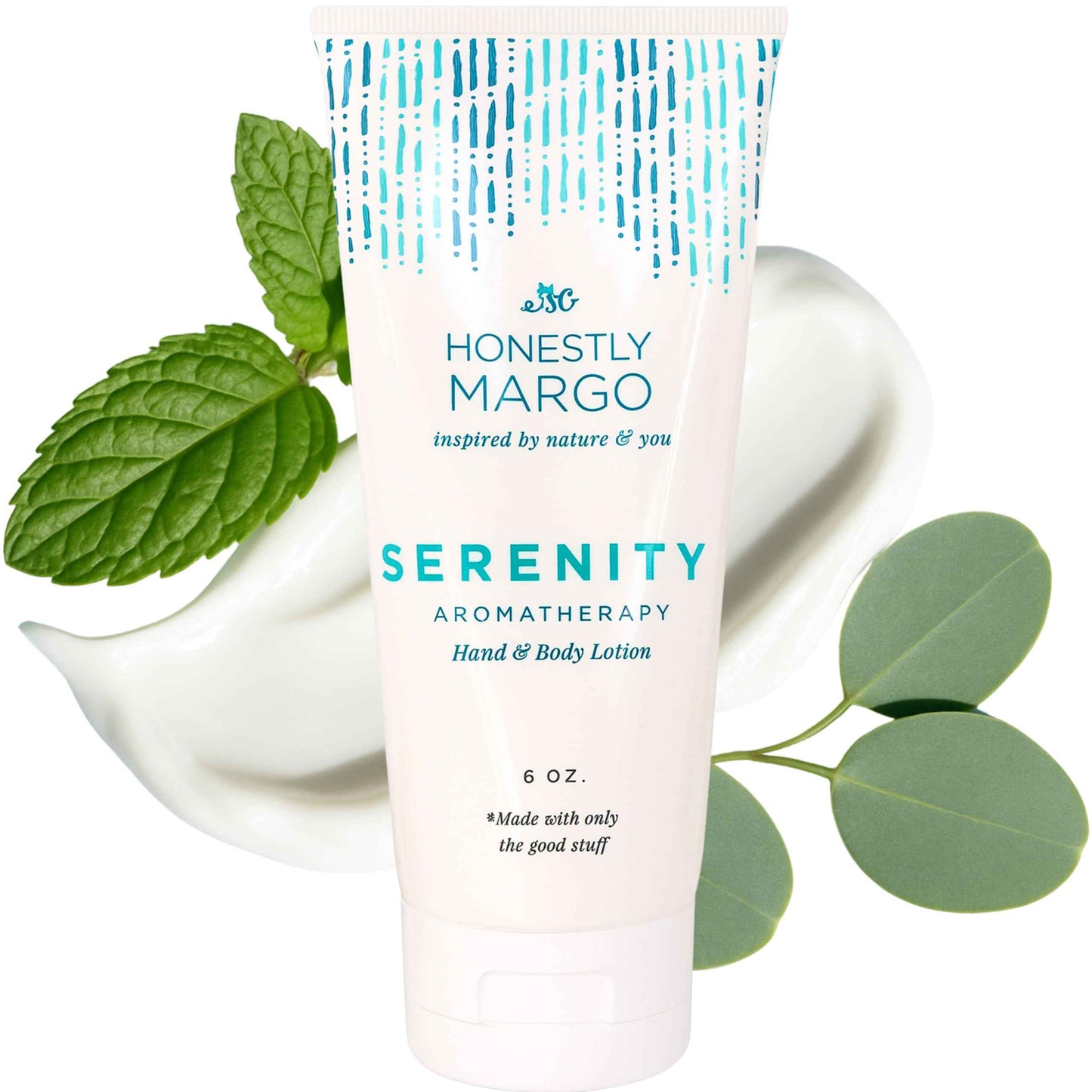 Honestly Margo Aromatherapy Hand & Body Lotion (Eucalyptus, 6 Oz) – Hydrating Moisturizer with Essential Oils, Clean, Cruelty-Free Body Care, Must-Have Bath Products, Hand Cream & Body Moisturizer