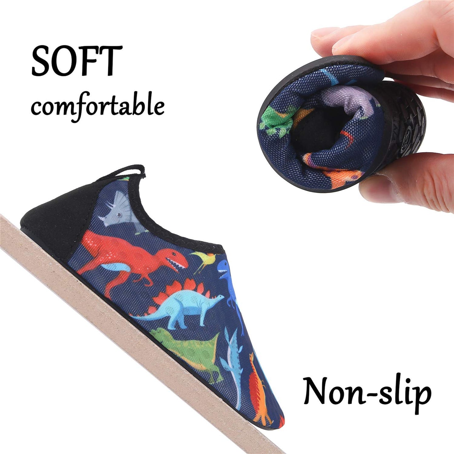 Centipede Demon Kids Water Shoes Girls Boys Outdoor Quick Dry Barefoot Aqua Socks for Sport Beach Swim Surf 6-7 Toddler