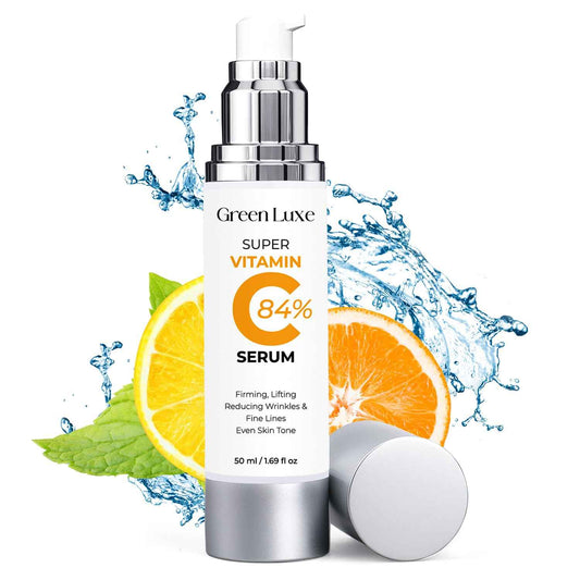 Super Vitamin C Serum for Women Over 70 - Hydrating Anti-Aging with Vitamin C Caffeine - Facial Skin Care for Mature Skin, Firming, Lifting, Smoothing, All in One Formula 1.69 fl oz
