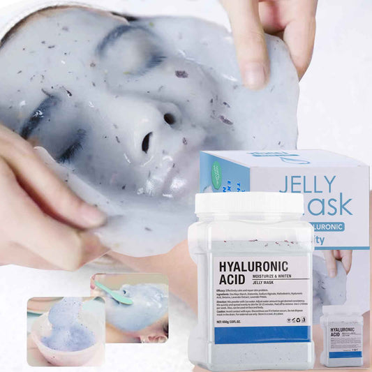 yordhg Jelly Mask Powder for Facials Professional Natural Gel Powder jelly Mask Peel Off Face Masks SkinCare, Moisturizing & Hydrating 23 Fl Oz (Hyaluronic Acid)