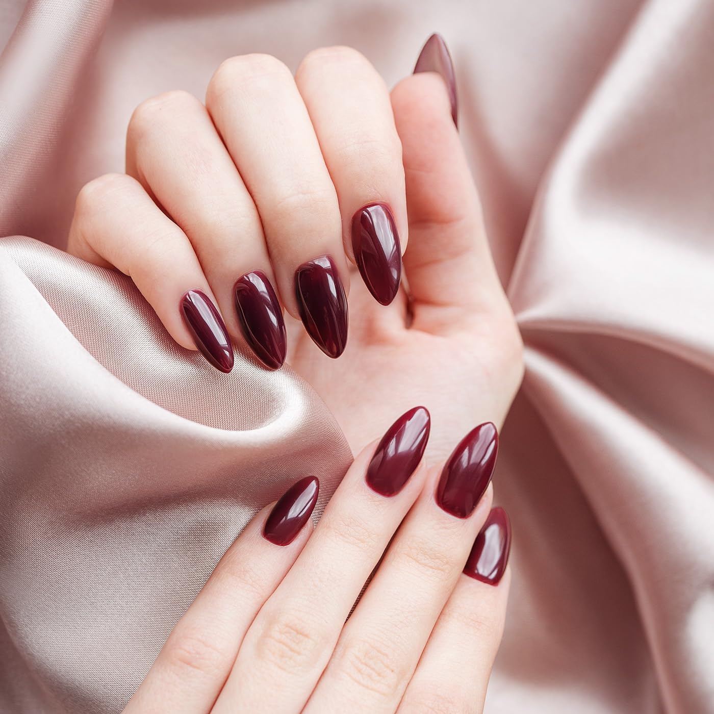 LECHAT Gel Polish - Minthe, Color and Top in One Coat, Shiny Long-Wear, Dark Brown Gel Polish