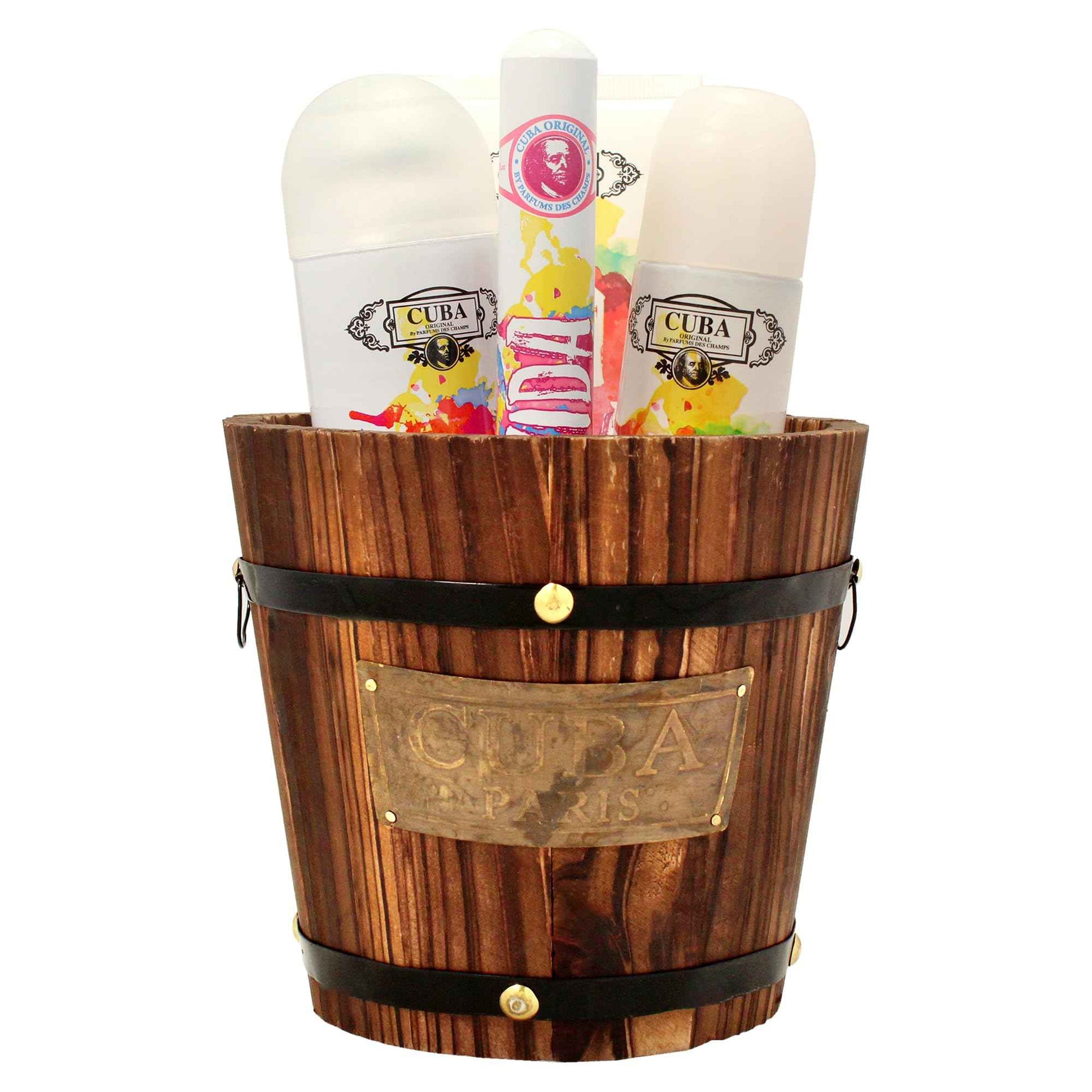 Cuba La Vida for Women - 4 Pc Gift Set 3.3oz EDP Spray, 1.17oz EDP Spray, 6.6oz Body Spray, 6.6oz Body Lotion