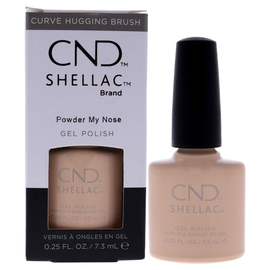 CND Shellac Gel Nail Polish, Long-lasting NailPaint Color with Curve-hugging Brush, Nude/Brown/Tan Polish, 0.25 fl oz