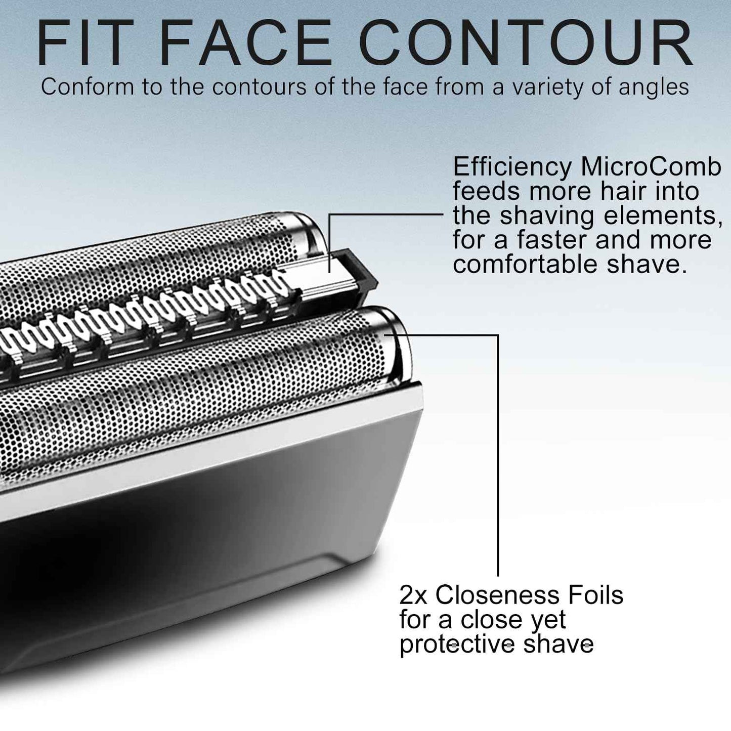 Pinkind 52B Replacement Shaver Head for Braun Series 5,Shaving Razor Head Suitable for Braun S5 5020, 5020s, 5030s, 5040, 5040s, 5050, 5050cc, 5070, 5070cc,5090cc, 5140s, 5145s, 5147s-Not for S5 53B