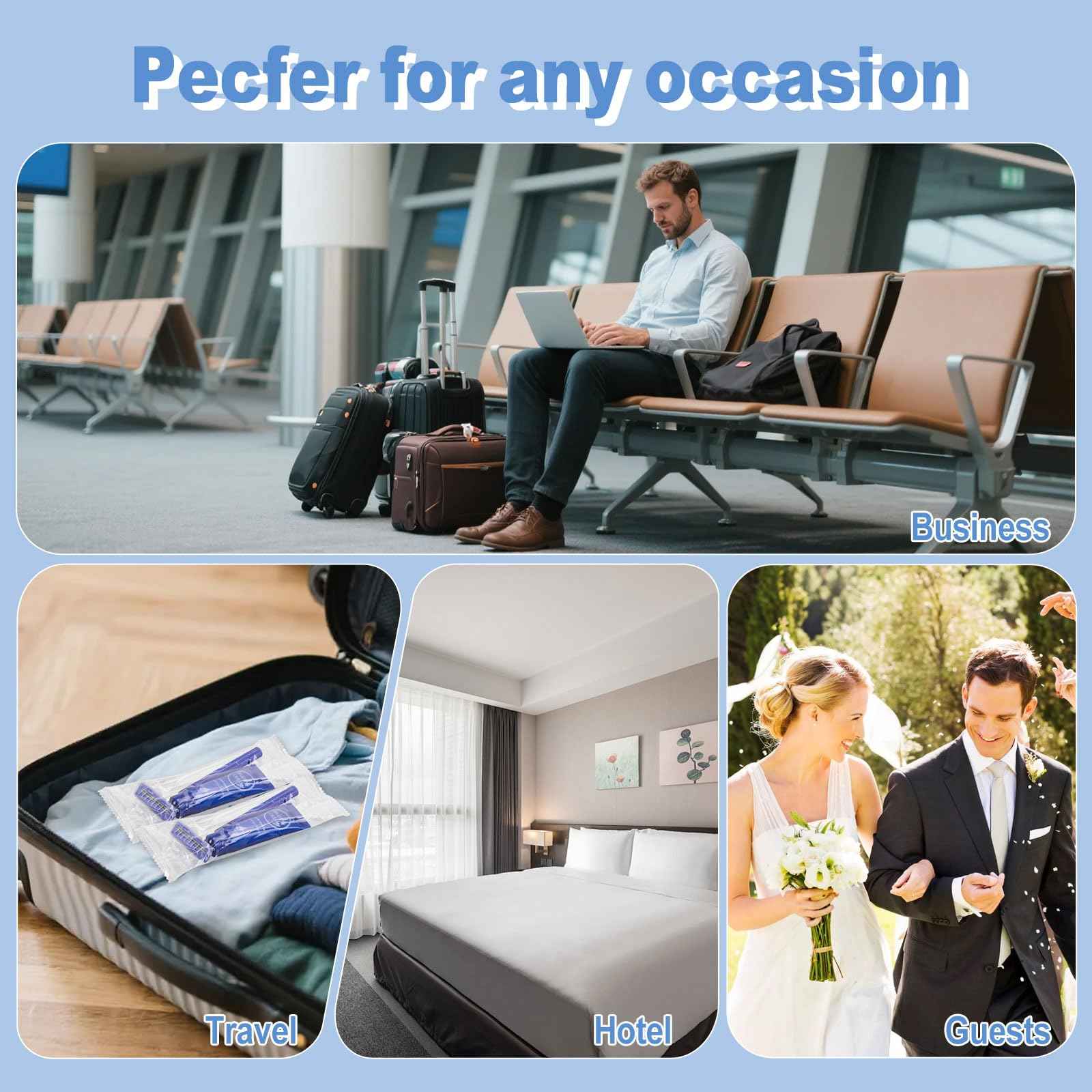 Disposable Razor Shaving Cream Set, Individually Wrapped Manual Twin Blade Shaving Razors in Bulk with Mini Smooth Shaving Cream Toiletries for Hotel Charity Camping Travel Homeless 0.34oz (60 Pack)