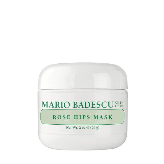 Mario Badescu Rose Hips Mask for Combination, Dry, Sensitive Skin | Face Mask with Rosehip Extract, Vitamin E | Moisturizes Dry Skin & Visibly Evens Out Skin Tone | 2 Fl Oz