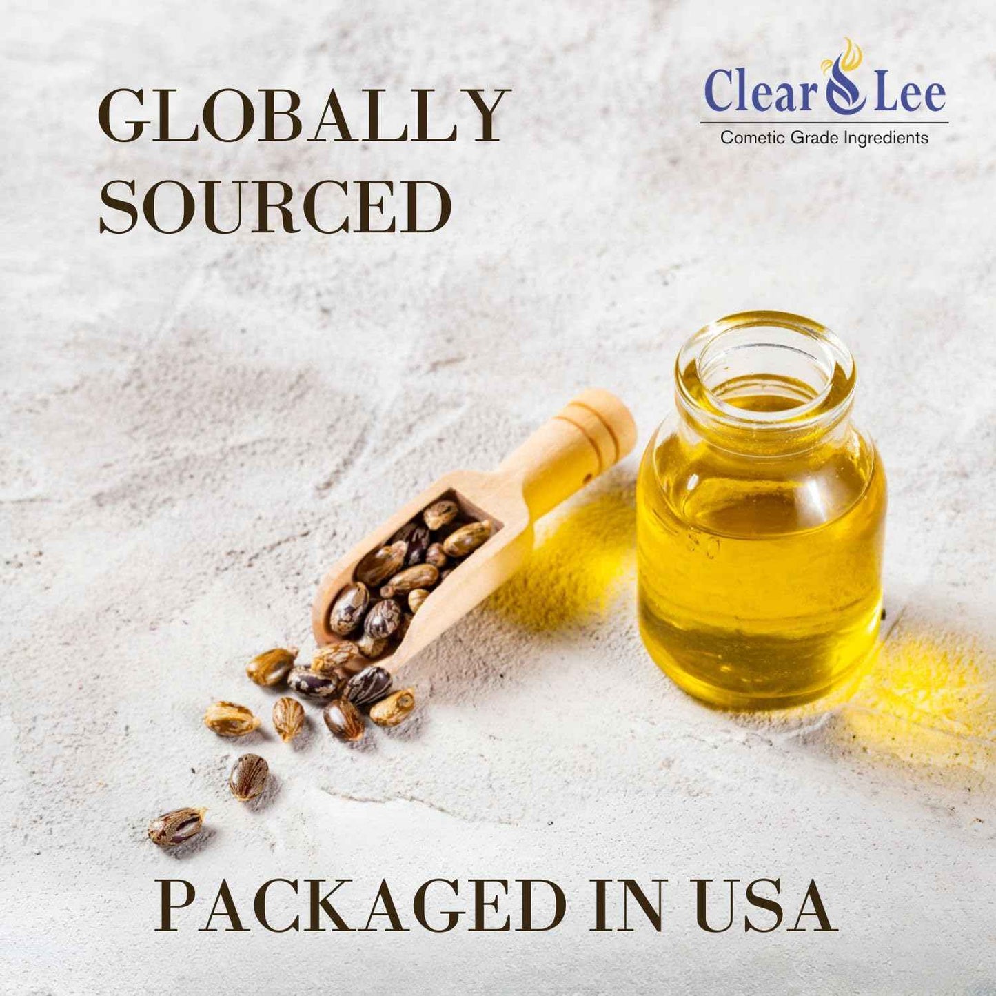 ClearLee Castor Oil - Cosmetic Grade Natural & Pure Oil for Massage, Body, Hair, Skin, Face, Nail, Spa, Aromatherapy Carrier for Essential Oils, Soap Making, Serums & more (64 oz)