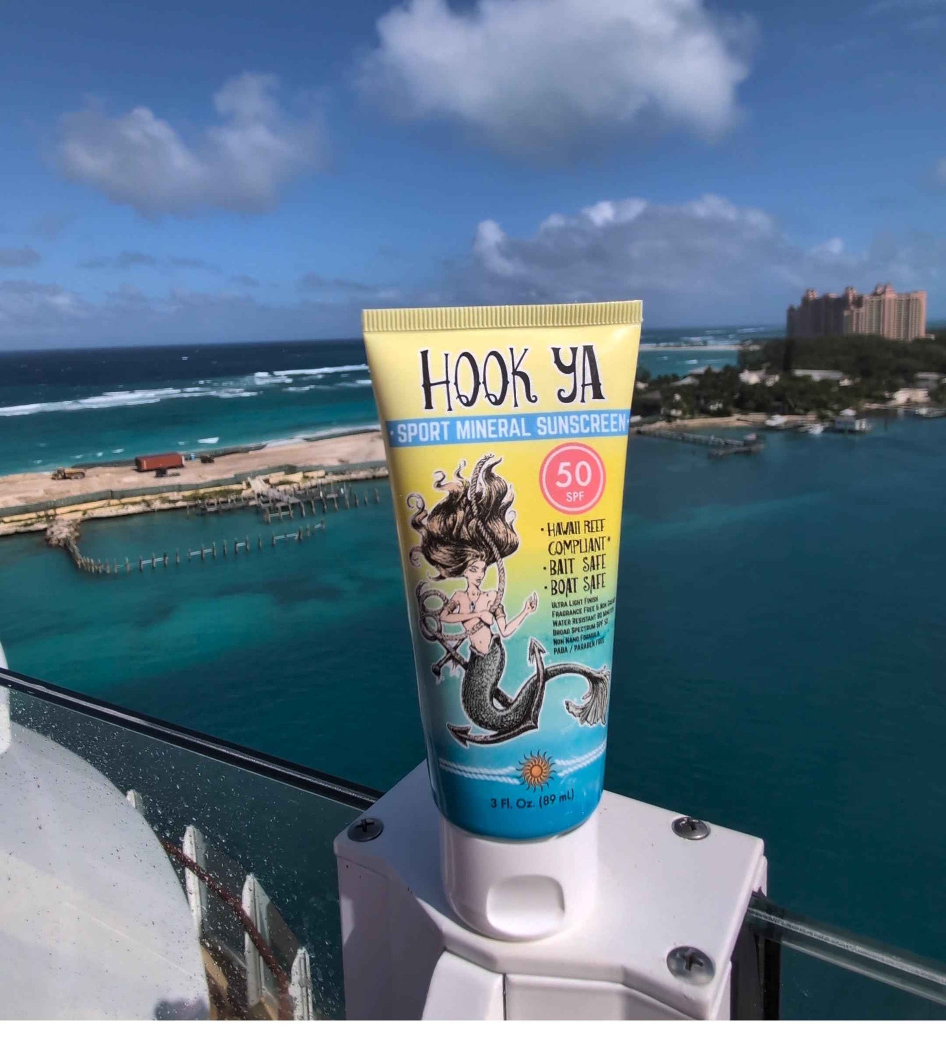 Hawaii Reef Compliant, Non-Nano Mineral Sunscreen 3oz Travel Size, (2) Pack 6oz Total, UVA/UVB Protection, Octinoxate-Oxybenzone Free, No Fragrance, PABA-Paraben free, Made in USA