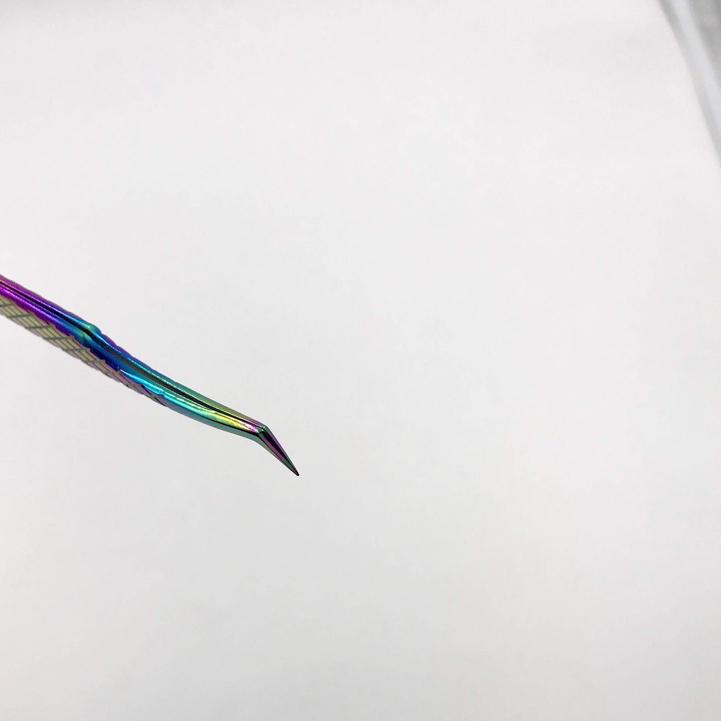 Tool Alement Japan Stainless Steel Plasma Coating 12cm Axe Tips Eyelash Tweezer R-JP11-4002