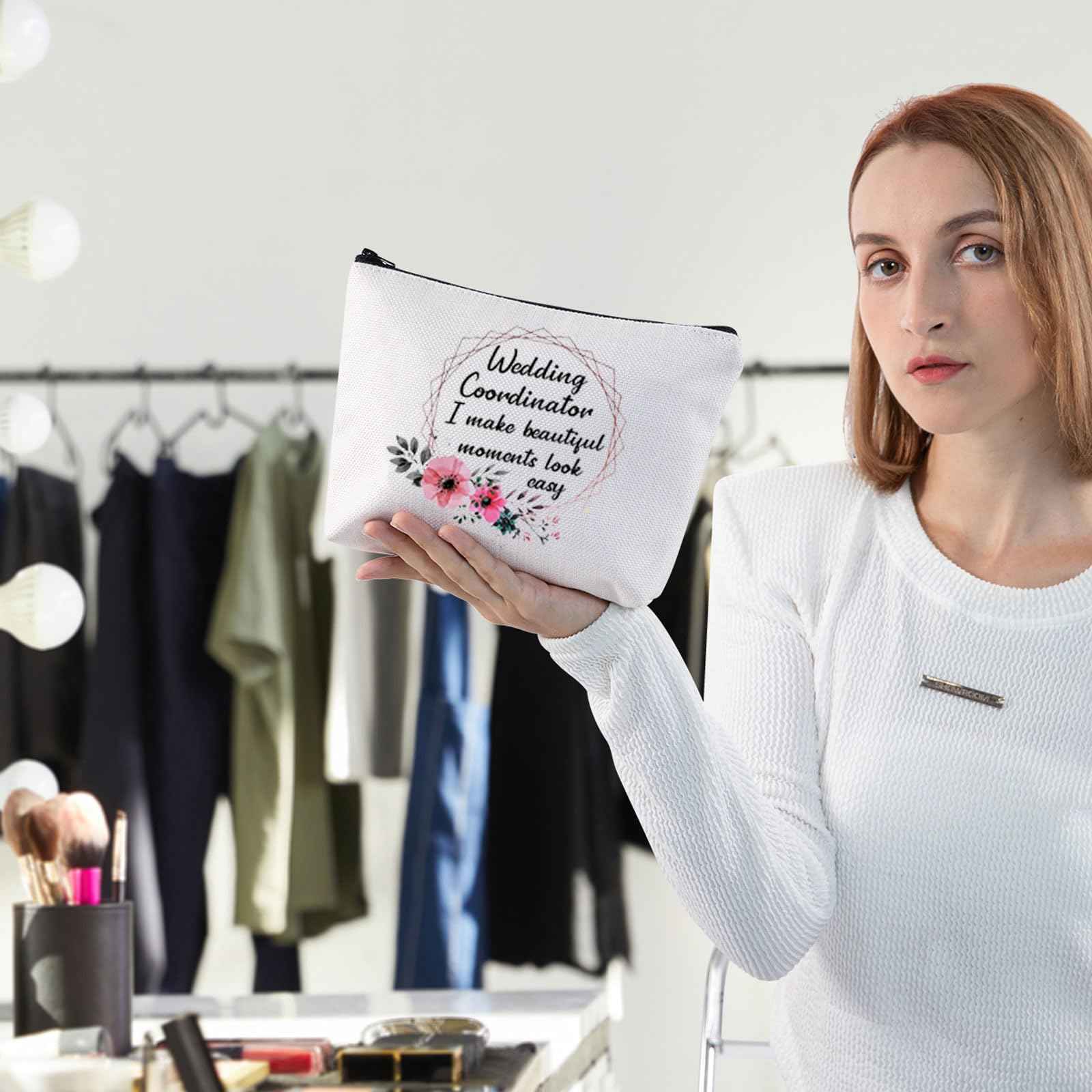 G2TUP Wedding Coordinator Gift Wedding Party Accessory Pouch I Make Beautiful Moments Thank You Planner (Wedding Coordinator Zip Bag)