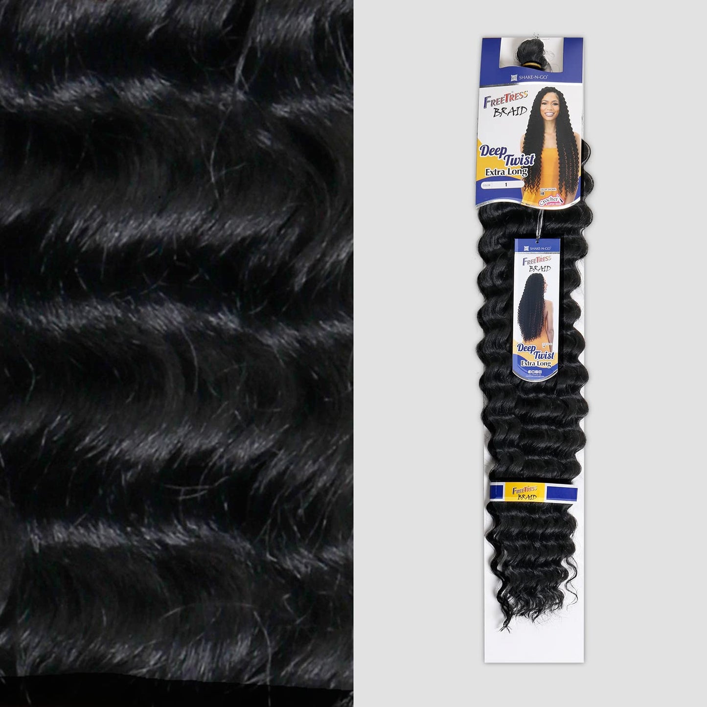 Freetress Crochet Braid - DEEP TWIST EXTRA LONG (27)