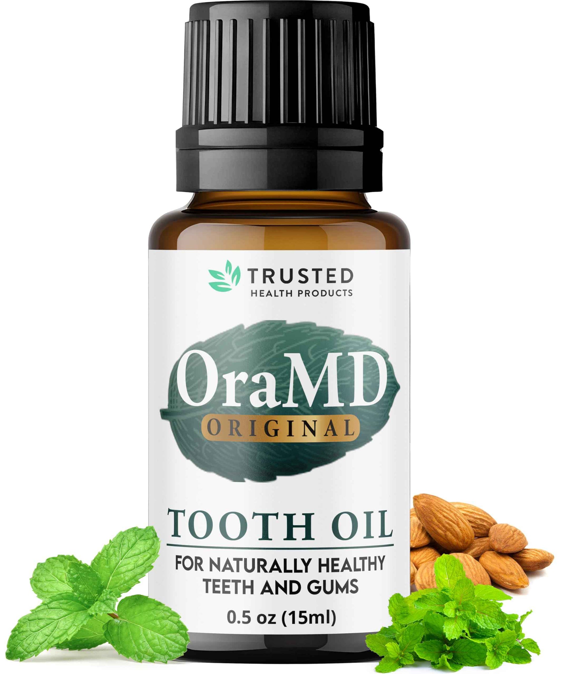 OraMD 4-in-1 Original Strength Tooth Oil- Clinically Tested Gum Disease Treatment, Gingivitis Treatment and Sensitive Teeth and Gums - All-Natural Solution (1-Pack)