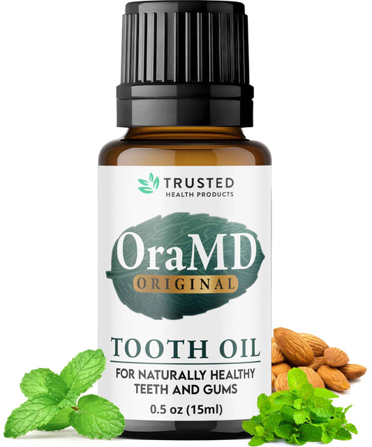 OraMD 4-in-1 Original Strength Tooth Oil- Clinically Tested Gum Disease Treatment, Gingivitis Treatment and Sensitive Teeth and Gums - All-Natural Solution (1-Pack)