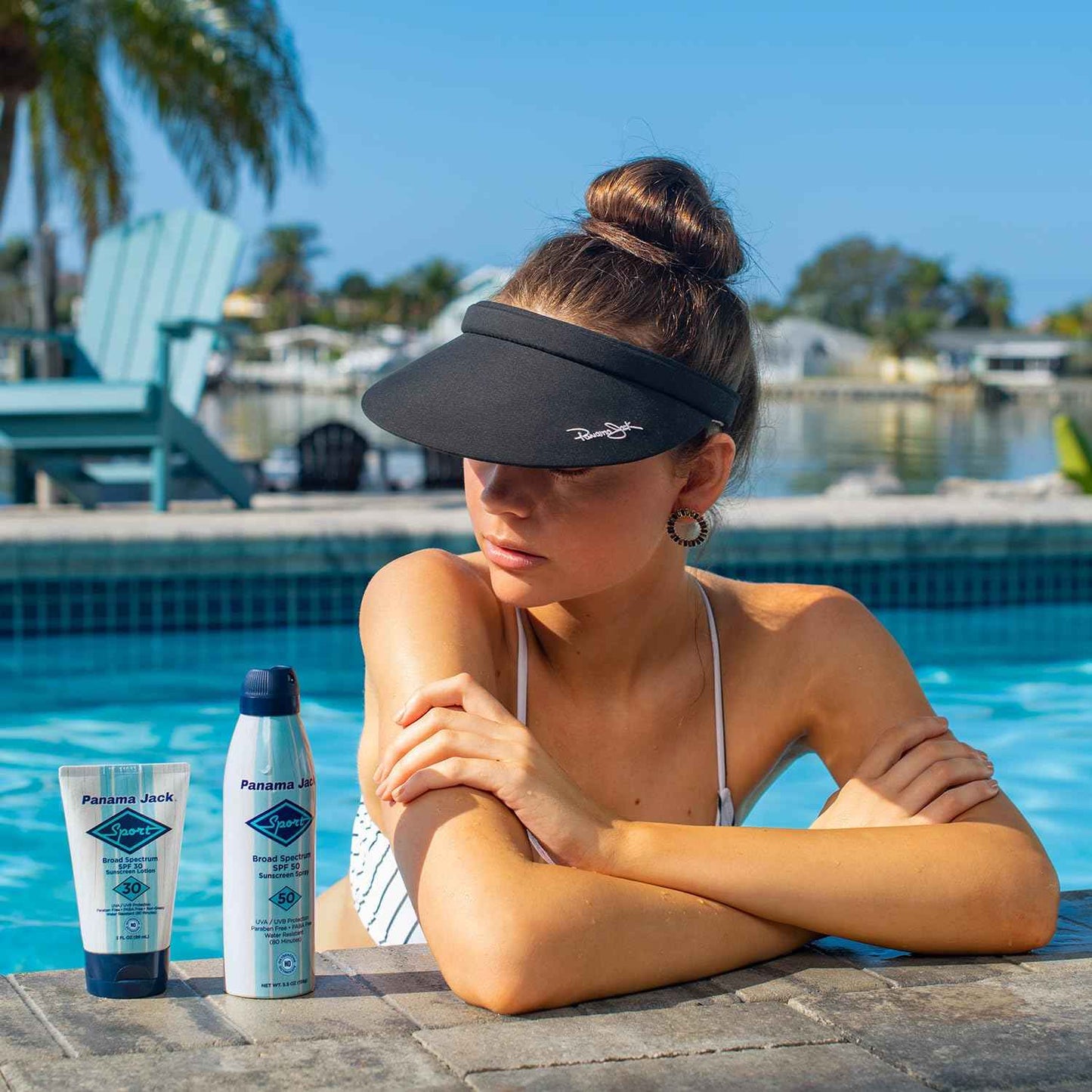 Panama Jack Sport Sunscreen Spray - SPF 50, Broad Spectrum UVA/UVB Protection, PABA, Paraben, Gluten & Cruelty Free, Water Resistant (80 Minutes), 5.5 OZ (Pack of 2)