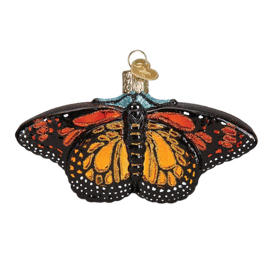 Gardener's Supply Company Monarch Butterfly Glass Ornament