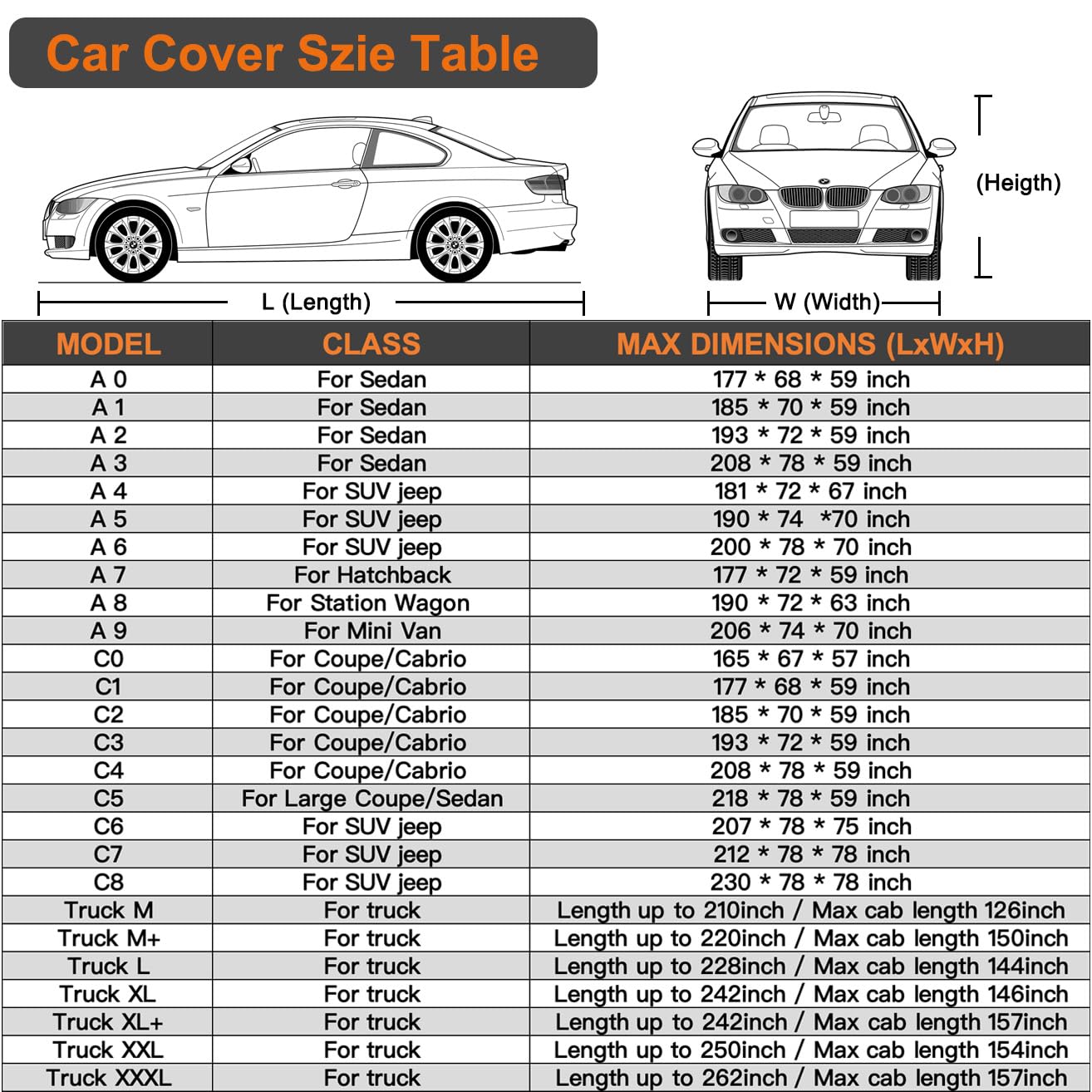 Kayme 6 Layers Car Cover Waterproof All Weather for Automobiles, Universal Fit for Sedan Coupe Sports Car (up to 165 inch), Fit Mazda Miata MX5, Toyota mr2 Spyder, Honda S2000, etc.