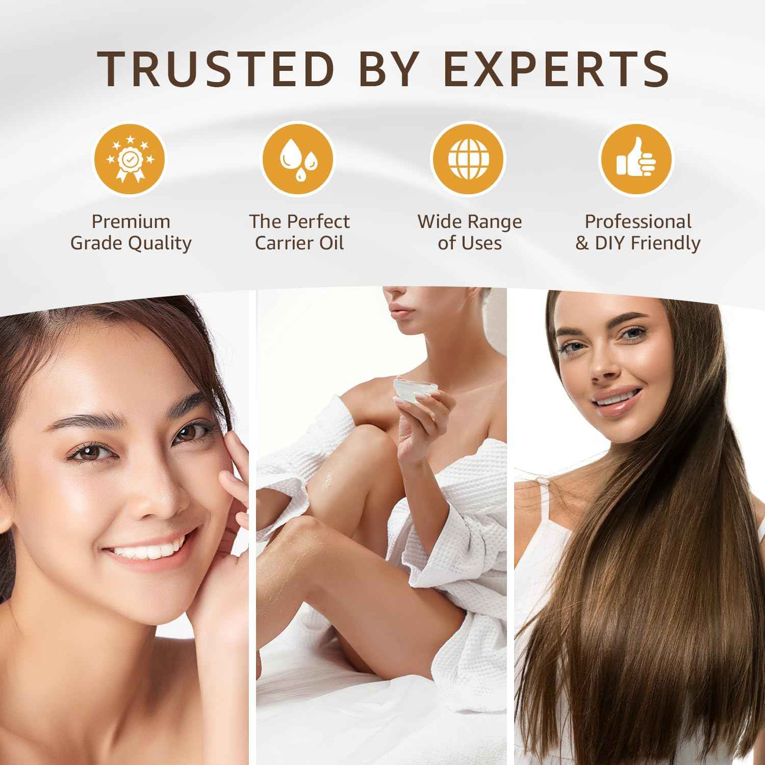 Organic GRAPESEED Oil (32 oz) Cold Pressed Unrefined | 100% Pure Natural, Non-GMO | Available in Bulk | Skin, Hair, Face, Carrier for Essential Oils, Soap Making | 32 FL OZ