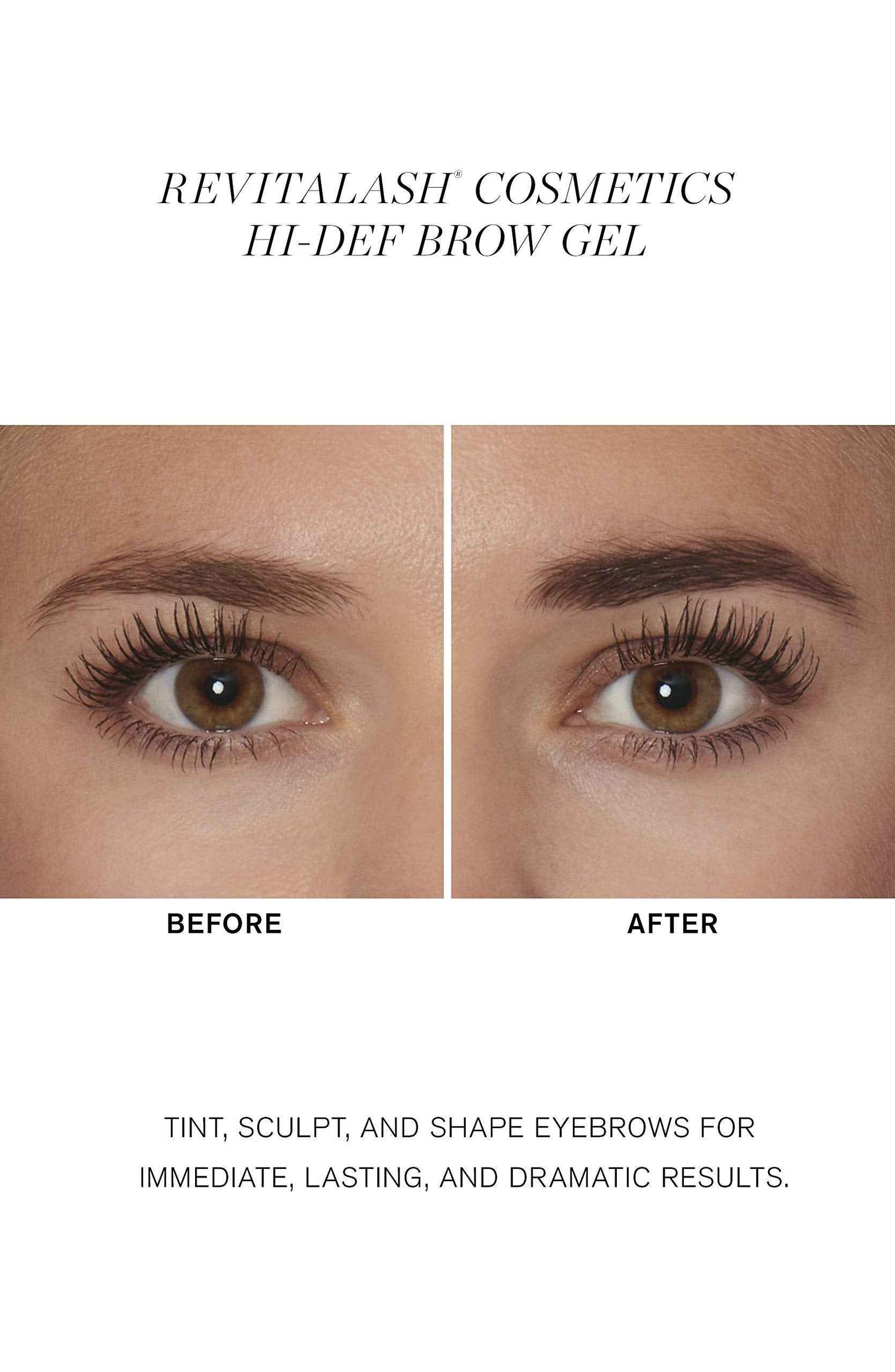 RevitaLash Cosmetics, Hi-Def Brow Gel, Soft Brown, Hypoallergenic & Cruelty-Free