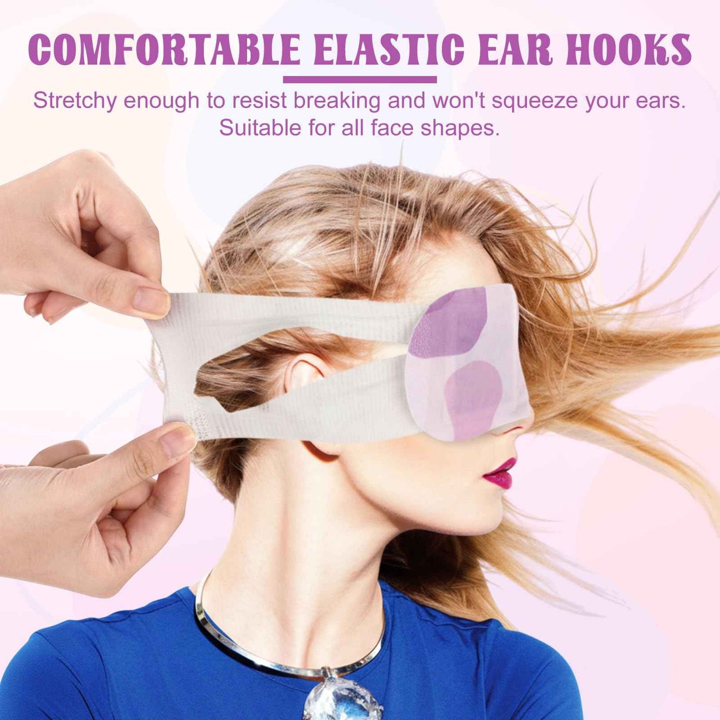 Chicingyou 100 Pcs Steam Eye Masks Disposable Self Heating Eye Mask Bulk Warm Compress Gifts for Home Office Travel Warm Sleep Eyestrain Relieve Supplies