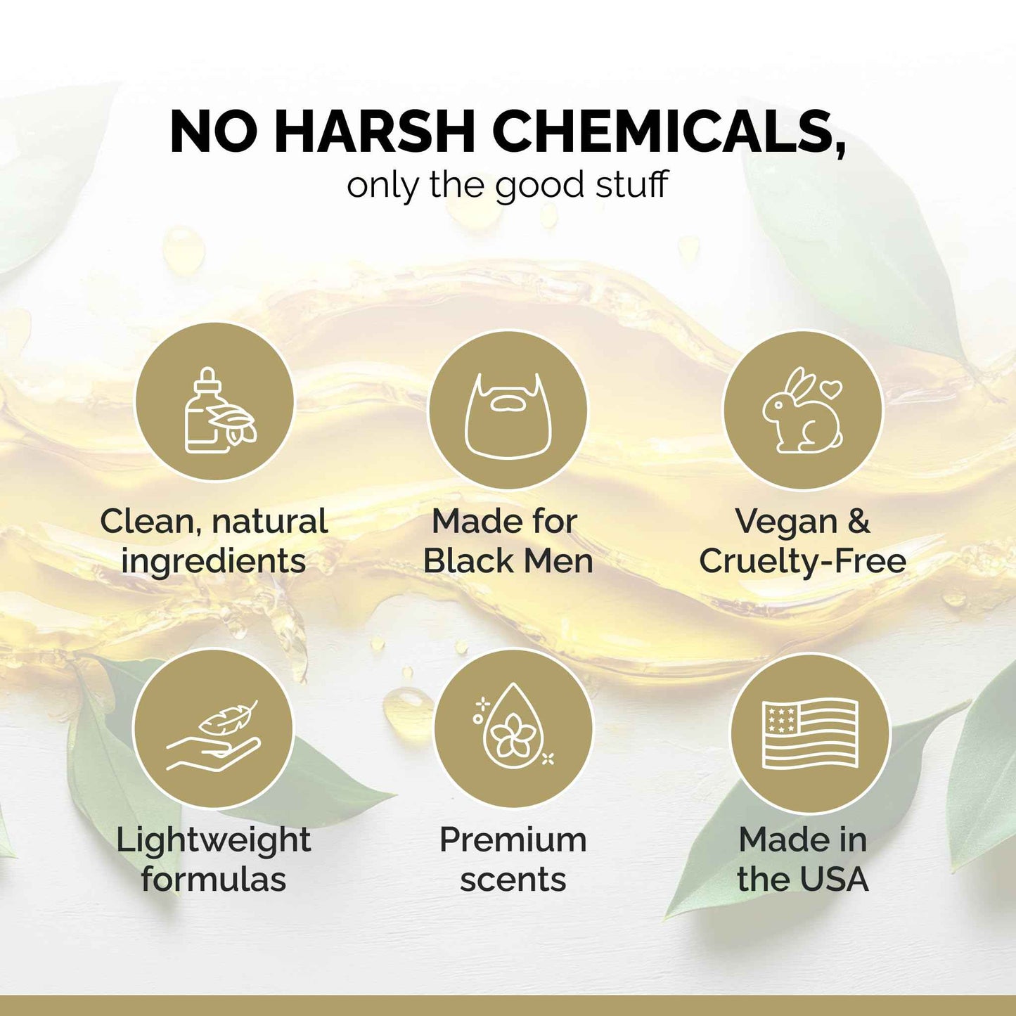 Golden Grooming Co. 3-in-1 Men's Body Wash - Hair & Beard Shampoo - Cleanses, Hydrates, Softens - Body Wash for All Skin Types - Refreshing Scent - Shower Double Pack | Pack of 4