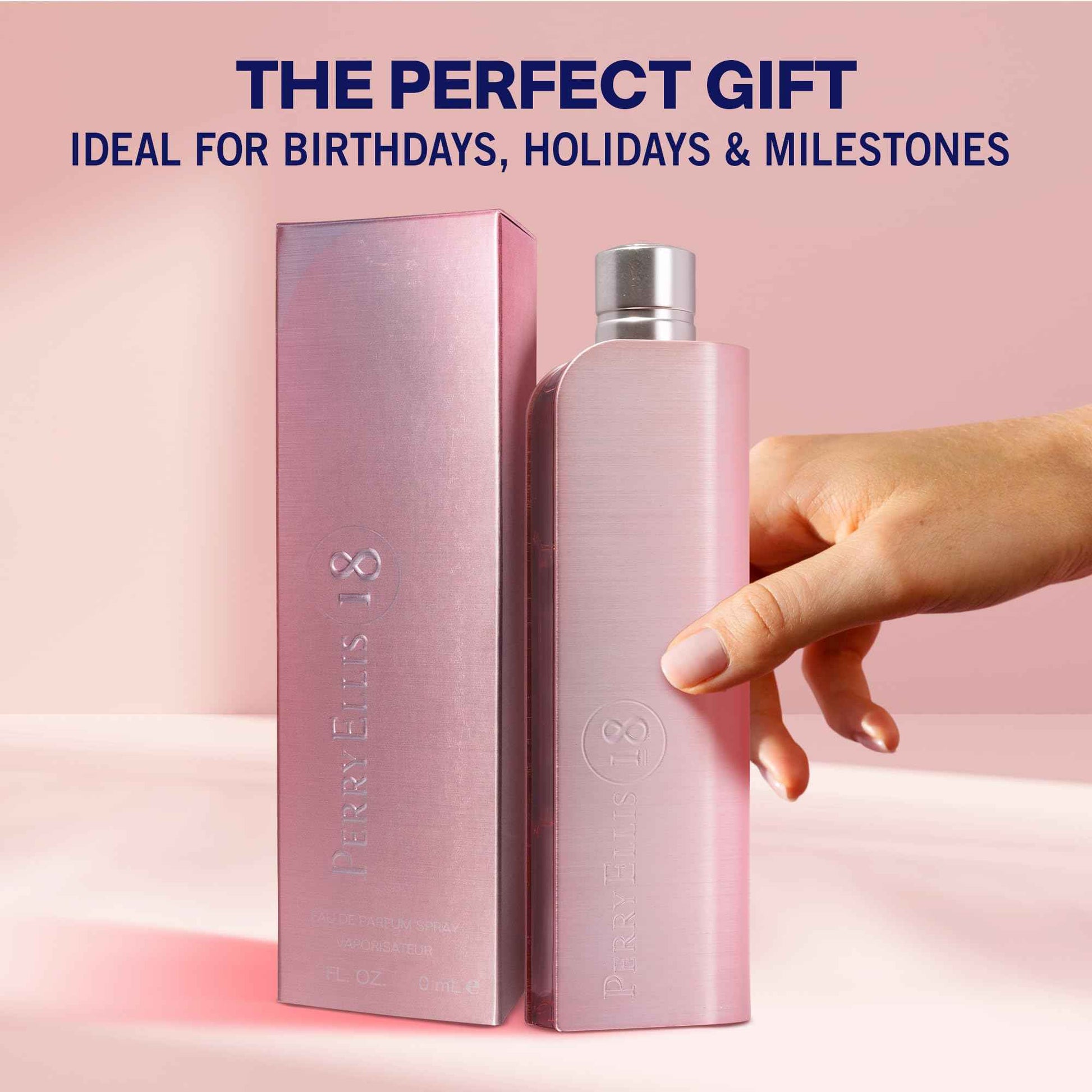 Perry Ellis 18 Eau De Parfum Spray for Women - Perfume for Women, Fruity Floral Fragrance, EDT, Sweet & Fresh Designer Scent for Her, Long Lasting - 3.4 fl oz (100 mL)