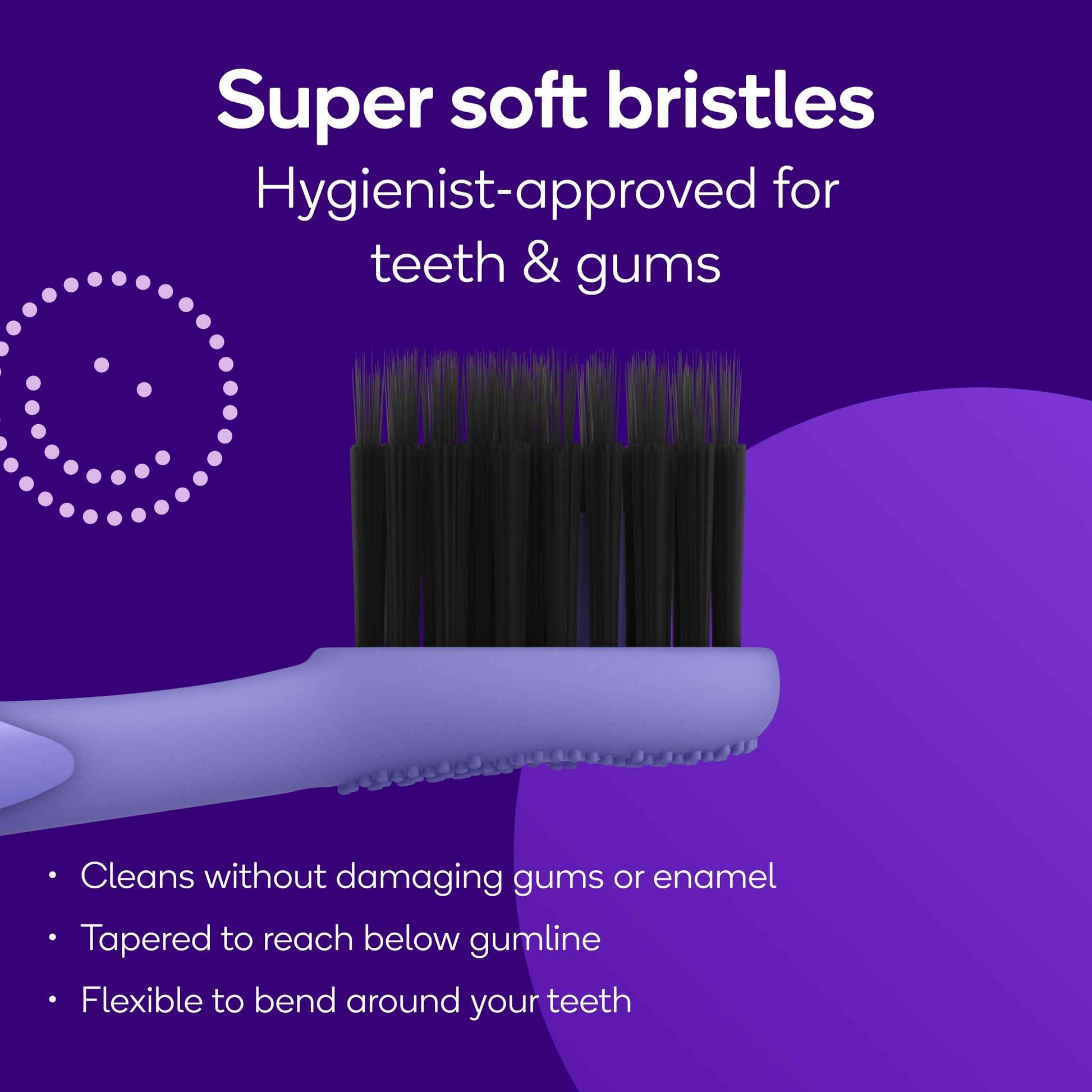 BURST Genuine Replacement Heads for Original Sonic Electric Toothbrush (Lavender/3 Pack) | Ultra Soft Bristles for A Clean Deep | Stain & Plaque Removal