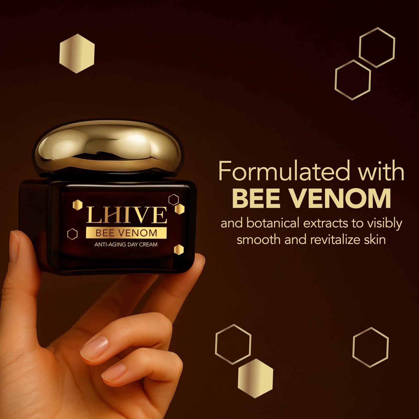 Bee Venom Cream l Anti Aging Face Moisturizer with Manuka Honey & Aloe Vera l Bee Venom Skin Treatment l Hydrating Firming Moisturizer for Women l Day & Night Skin Care l 1.7 oz