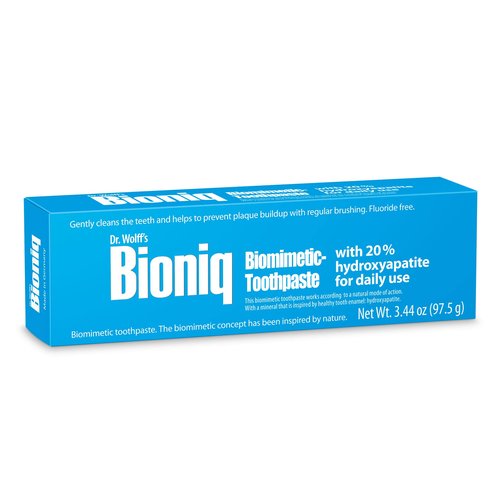 Bioniq Classic Biomimetic Toothpaste with 20 Percent Hydroxyapatite for Daily Use, 3.44 Ounce (Pack of 3)