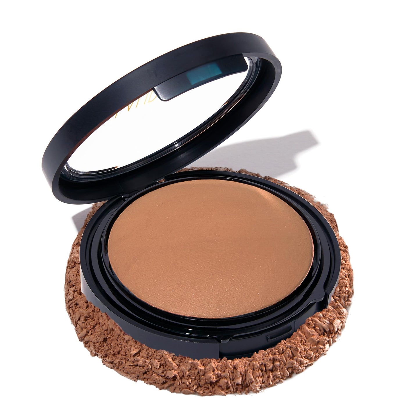 LAURA GELLER NEW YORK Baked Double Take Powder Foundation - Toffee - Buildable Medium to Full Coverage - Matte Finish