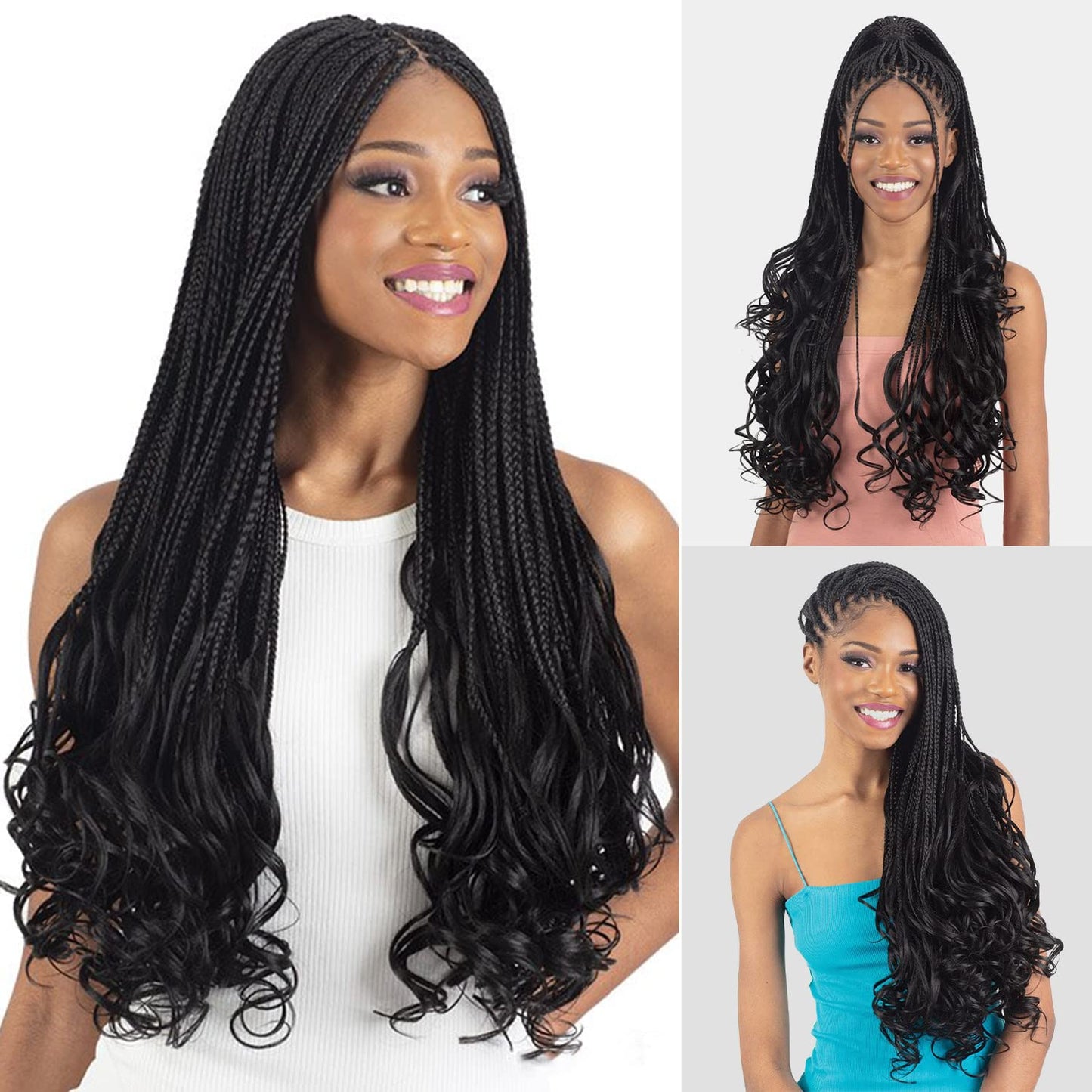 FreeTress Crochet Braids 3X French Curl 22" (pack of 3, 2)