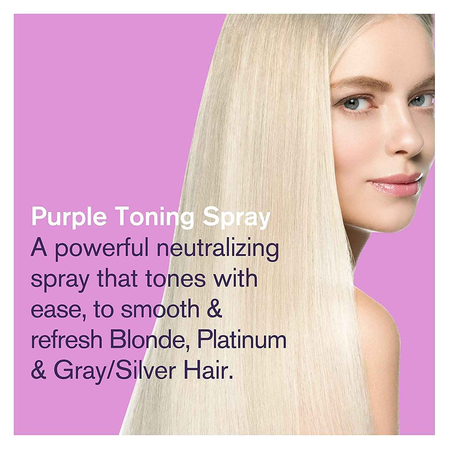 BOLD UNIQ Purple Conditioner & Blonde toner Spray Bundle. for Blonde, Platinum & Gray/Silver Hair. Remove Brassy Yellow tones. Paraben & Sulfate Free. Vegan & Cruelty Free.