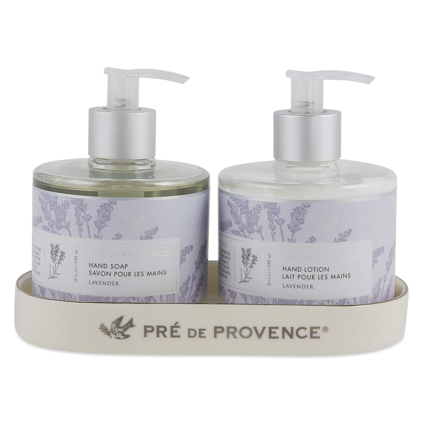 Pre de Provence Collection Shea Butter Enriched Silky Smooth Emollient Hand Lotion, Lavender, 11 Fl Oz