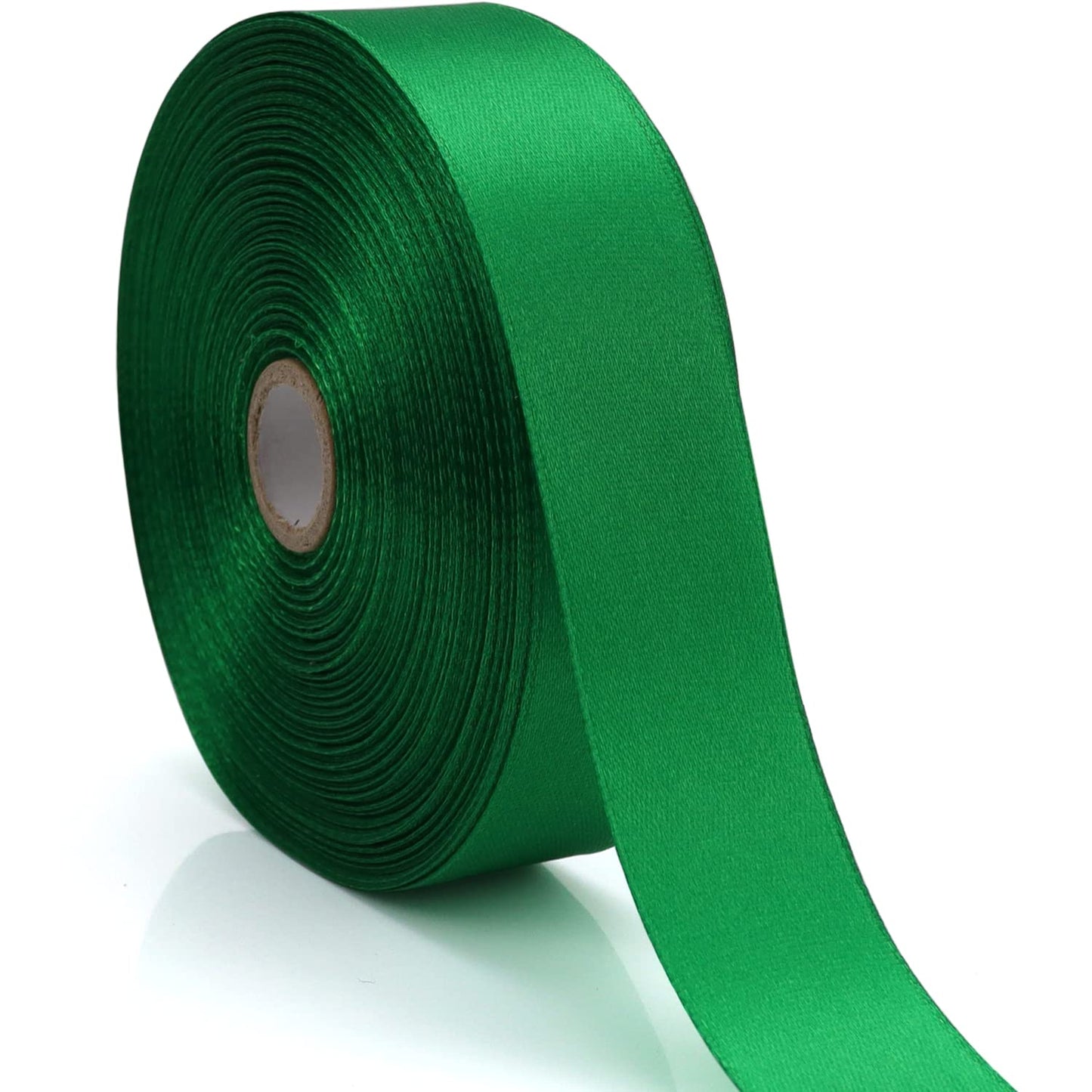 Nsilu 1 inch, Green Ribbon for Gift Wrapping 50 Yards Perfect Wedding Party Wreath Sewing DIY Hair Accessories Decoration Floral Hair Balloons Other Projects