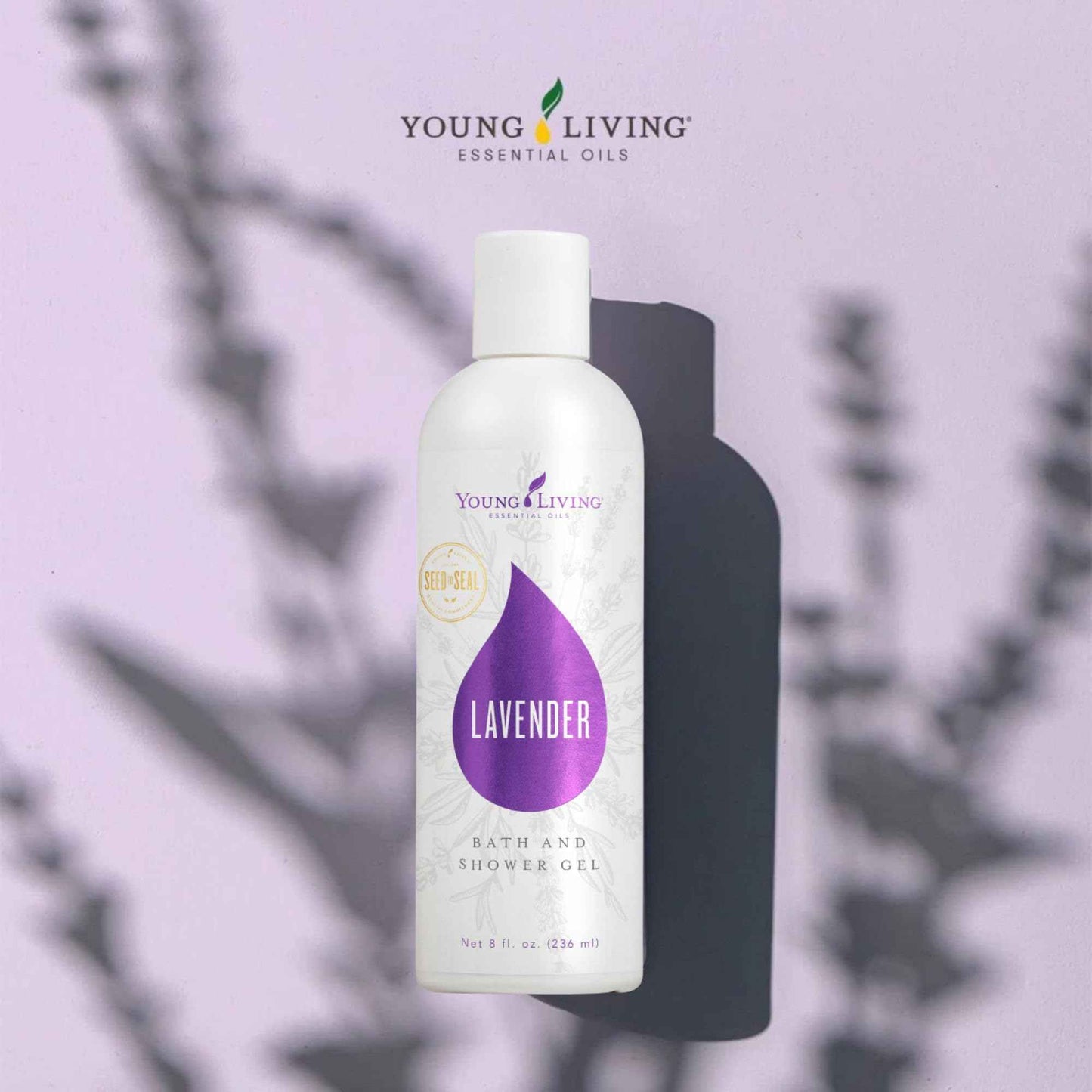Lavender Bath & Shower Gel - 8 oz by Young Living Essential Oils