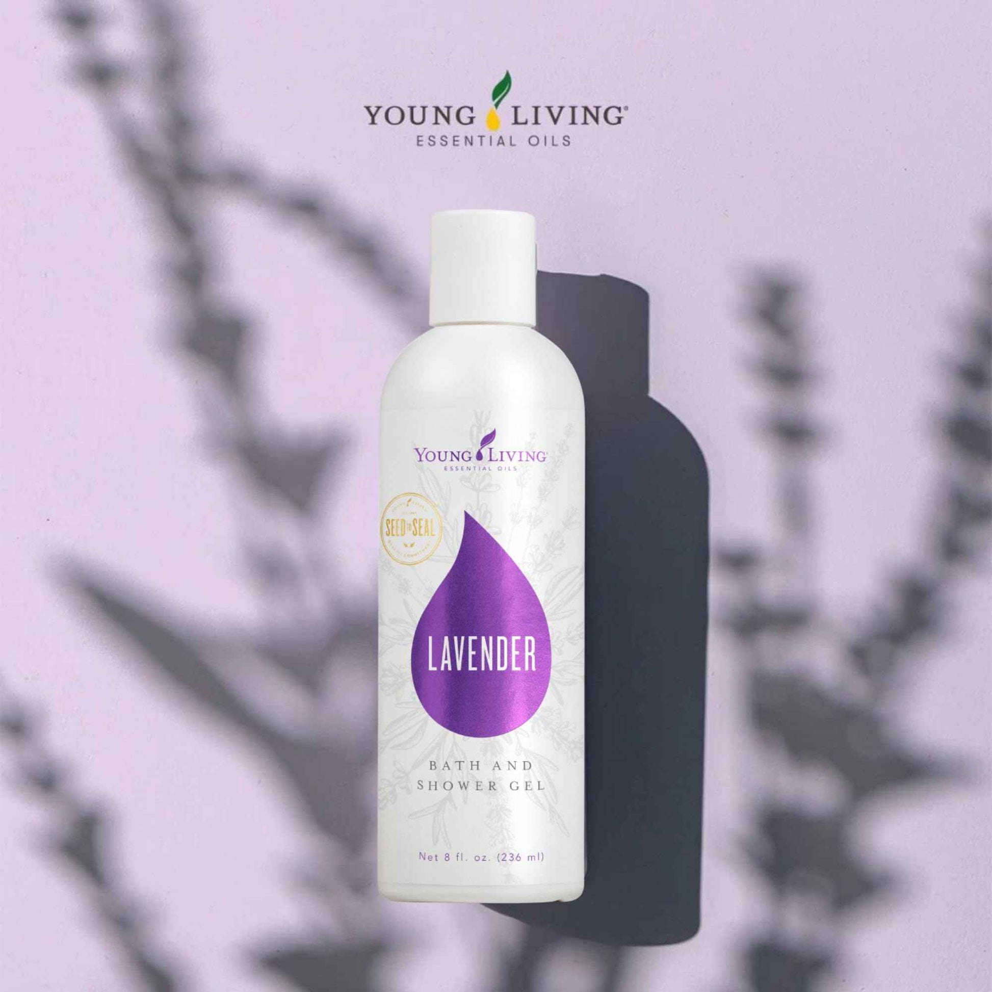 Lavender Bath & Shower Gel - 8 oz by Young Living Essential Oils