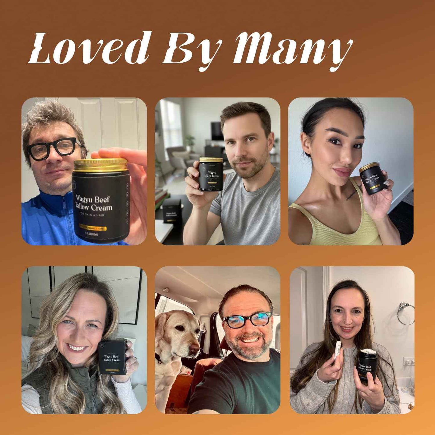 Non-Greasy Beef Tallow for Skin &Hair 5OZ Shea Butter, Vitamin E, Niacinamide, Whipped Grass Fed Beef Tallow for Face Moisturizer Cream, Lotion for Women & Men, Anti-Aging Face Moisturizer Leyo Rujera