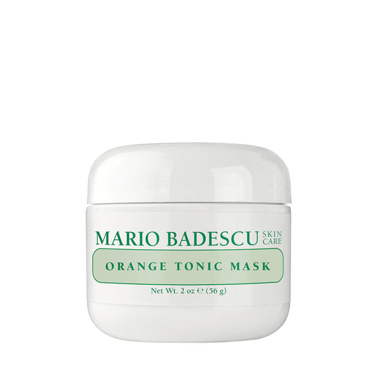 Mario Badescu Orange Tonic Mask for Combination, Oily, Sensitive Skin, Face Mask with Kaolin Clay & AHAs That Deeply Cleanses Pores, Reduces Excess Shine, 2 Fl Oz