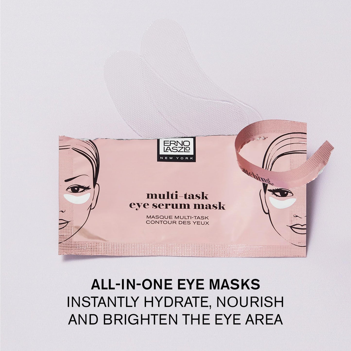 Erno Laszlo Multi-Task Serum Eye Mask, Hydrate and Nourish, Under-Eye Patches to Help Improve Puffiness, Fine Lines and Dark Circles, Set of 6 Masks, 0.15 Fl Oz each