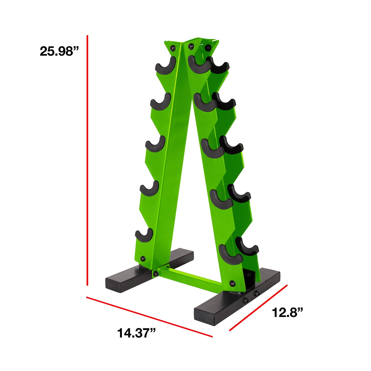 CAP Barbell A-Frame Dumbbell Weight Rack, Green