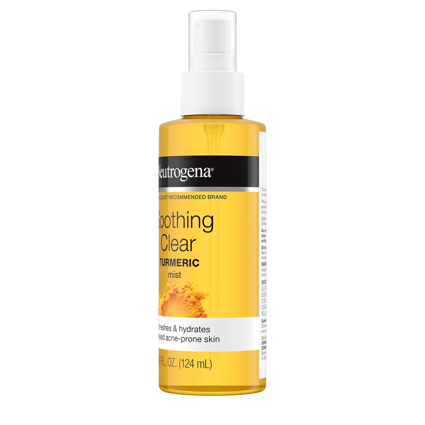 Neutrogena Soothing Clear Turmeric Mist Spray, 4.2 Fl Oz (Pack of 2)