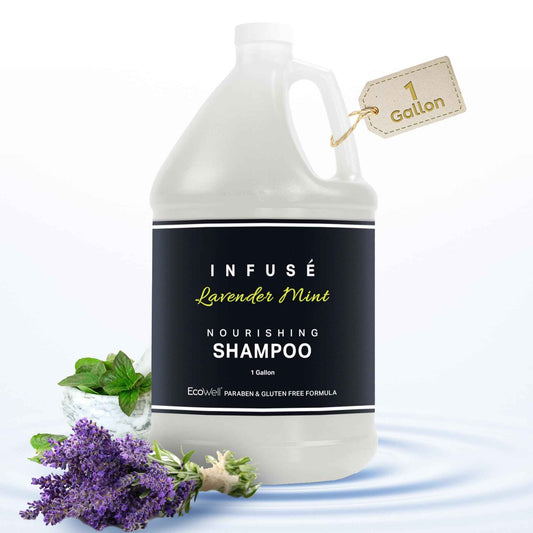 1-Shoppe All-in-Kit Shampoo | Infuse Lavender Mint Hotel | 1 Gallon | For Hospitality & Vacation Rentals to Refill Dispensers | (Single Gallon)