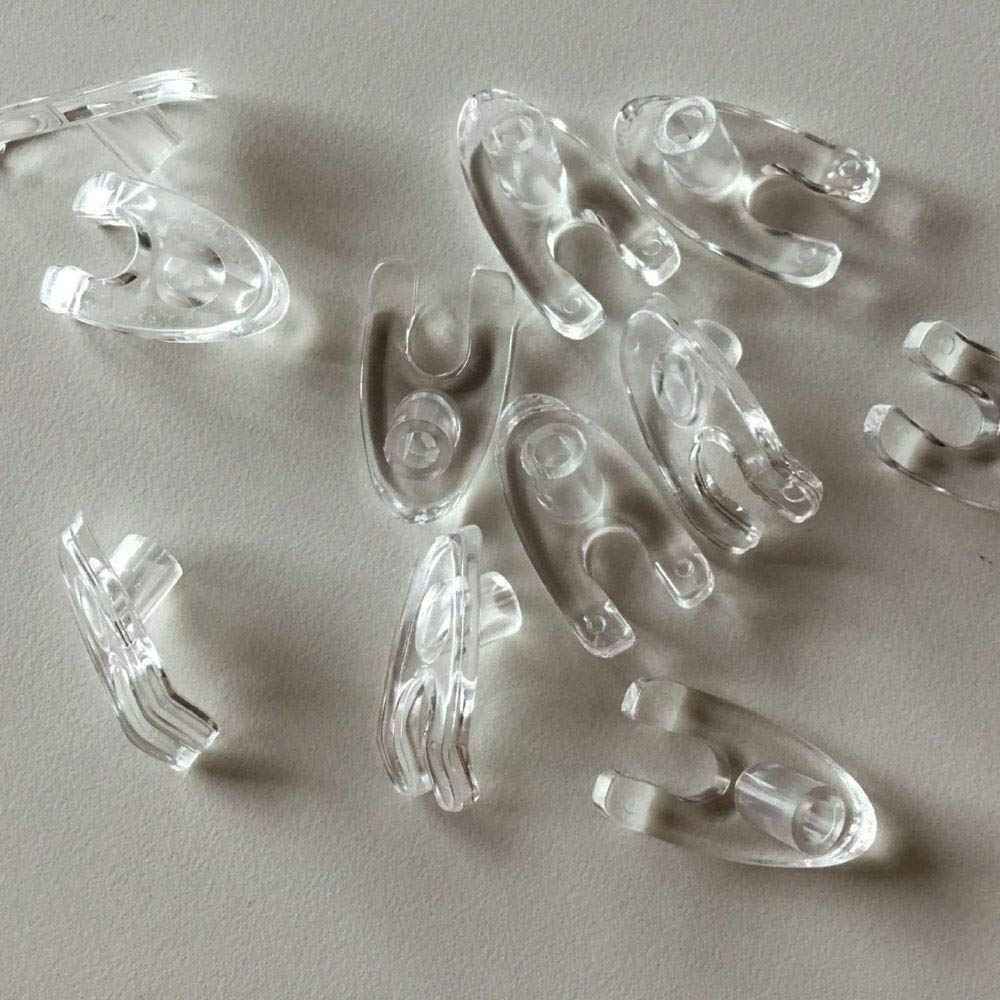 QiQibaby Accessory Disposable Desinfection Parts for Beauty Tool Mesogun Meso Device(20pcs Clear Feet)