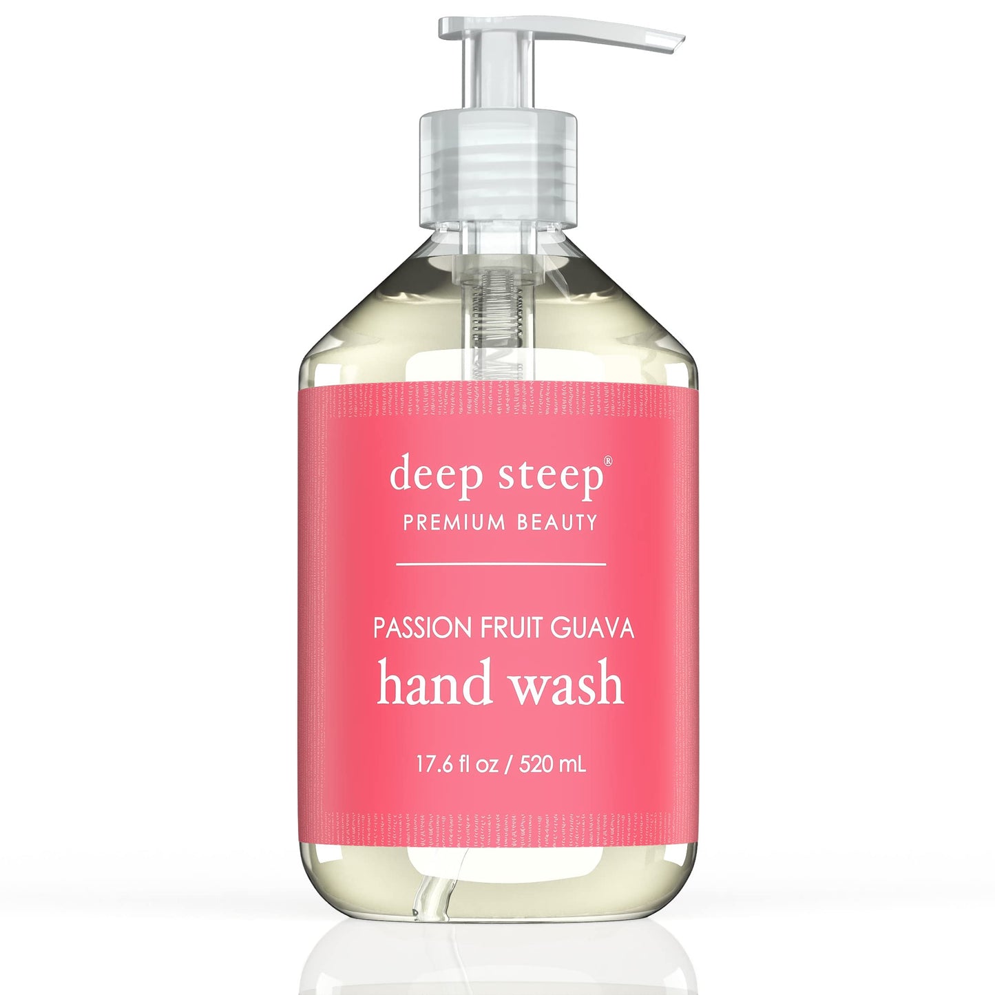 Deep Steep Argan Oil Liquid Hand Wash, Passion Fruit Guava, 17.6 Fluid Ounce