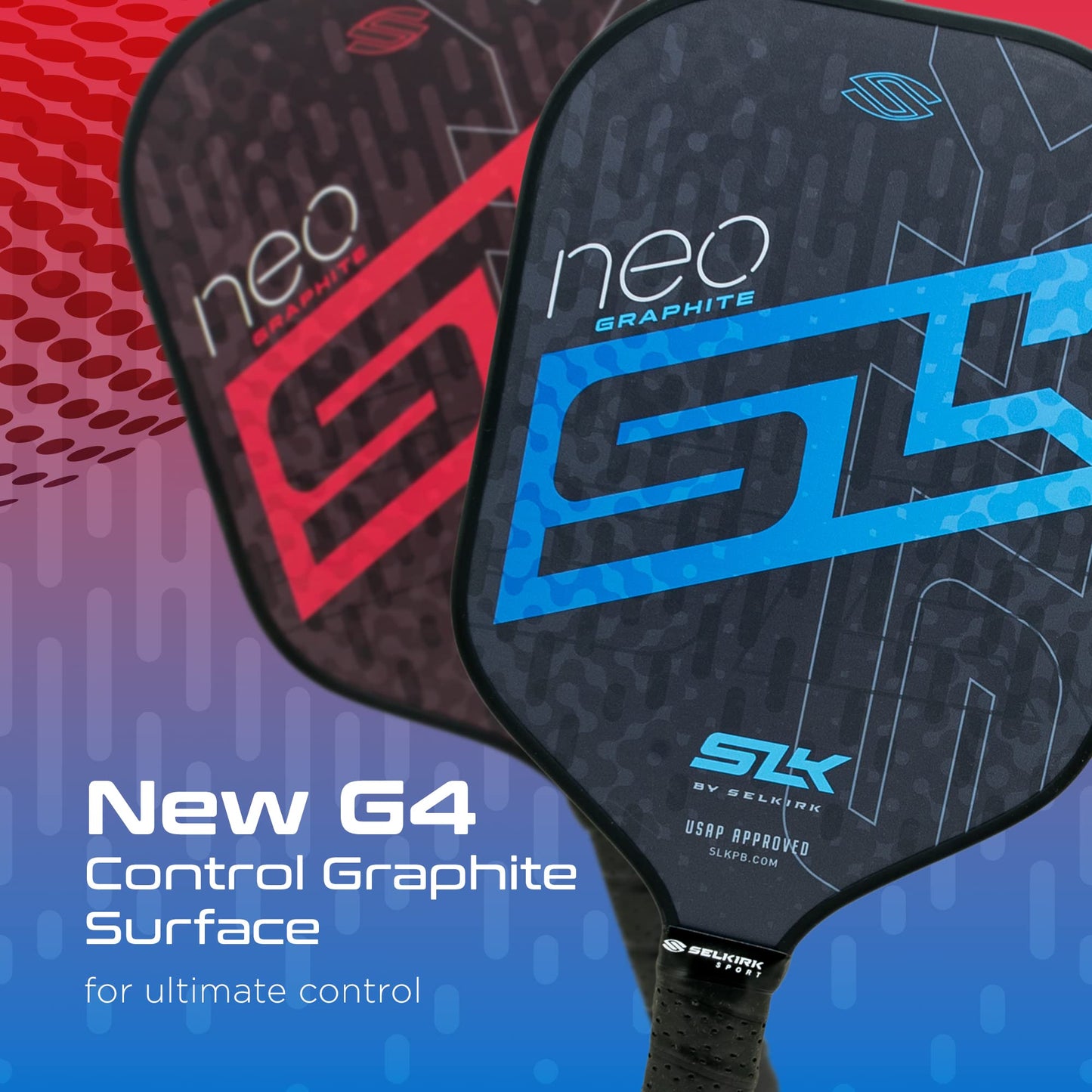 2024 SLK by Selkirk Pickleball Paddles | Featuring a Multilayer Fiberglass and Graphite Pickleball Paddle Face | SX3 Honeycomb Core | Pickleball Rackets Designed in The USA for Traction and Stability