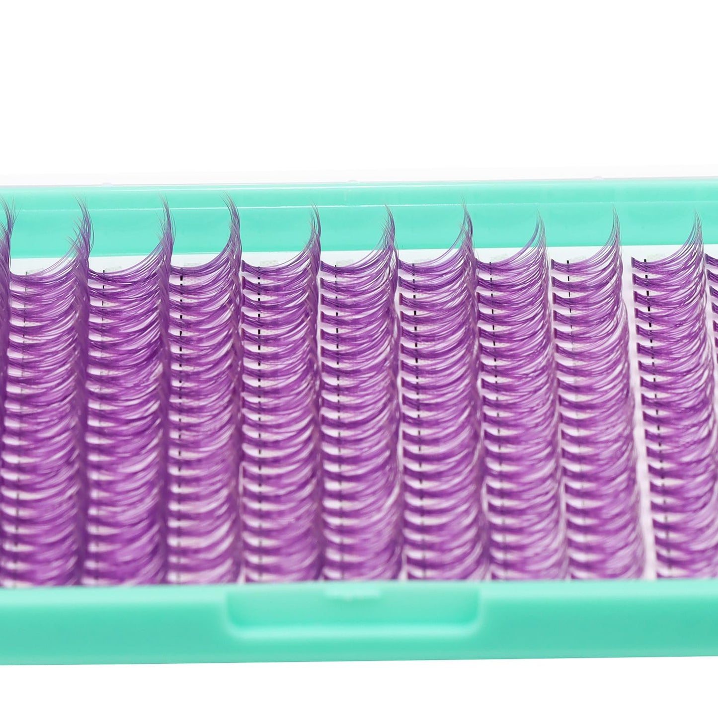 Bodermincer 20D/30D/40D/50D Cluster Large Tray 240pcs D Curl Individual Cluster Eyelashes False Eyelashes Extension Individual Eyelash Bunche Lash Cluster DIY at Home (20D Purple-14-16-18mm MIX)