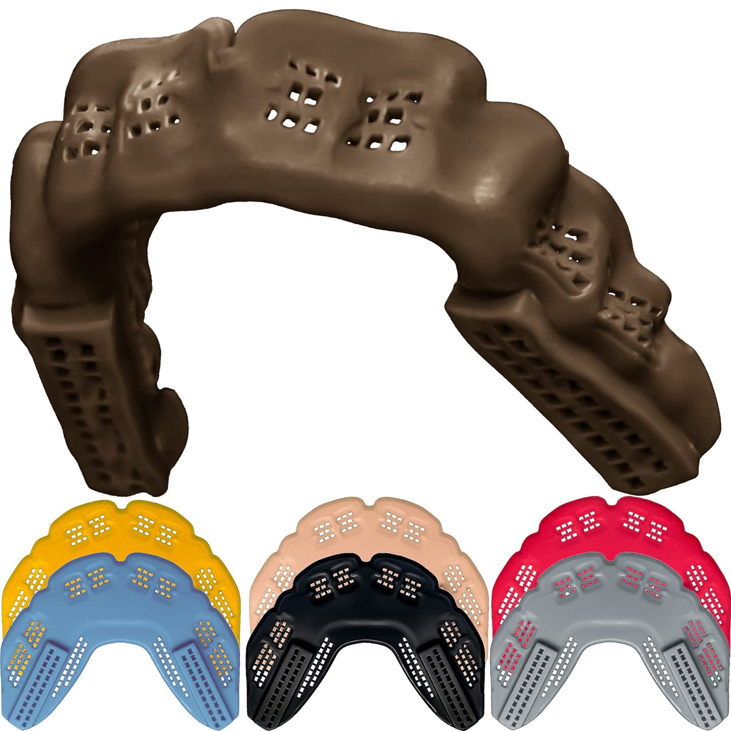 Bulletproof: World’s Thinnest Most Breathable Mouth Guard is 3X Stronger! Football MMA Braces! Rugby Hockey Basketball Boxing BJJ Lacrosse Sports Mouthguard Grinding Teeth Men Women Adult Youth Kids