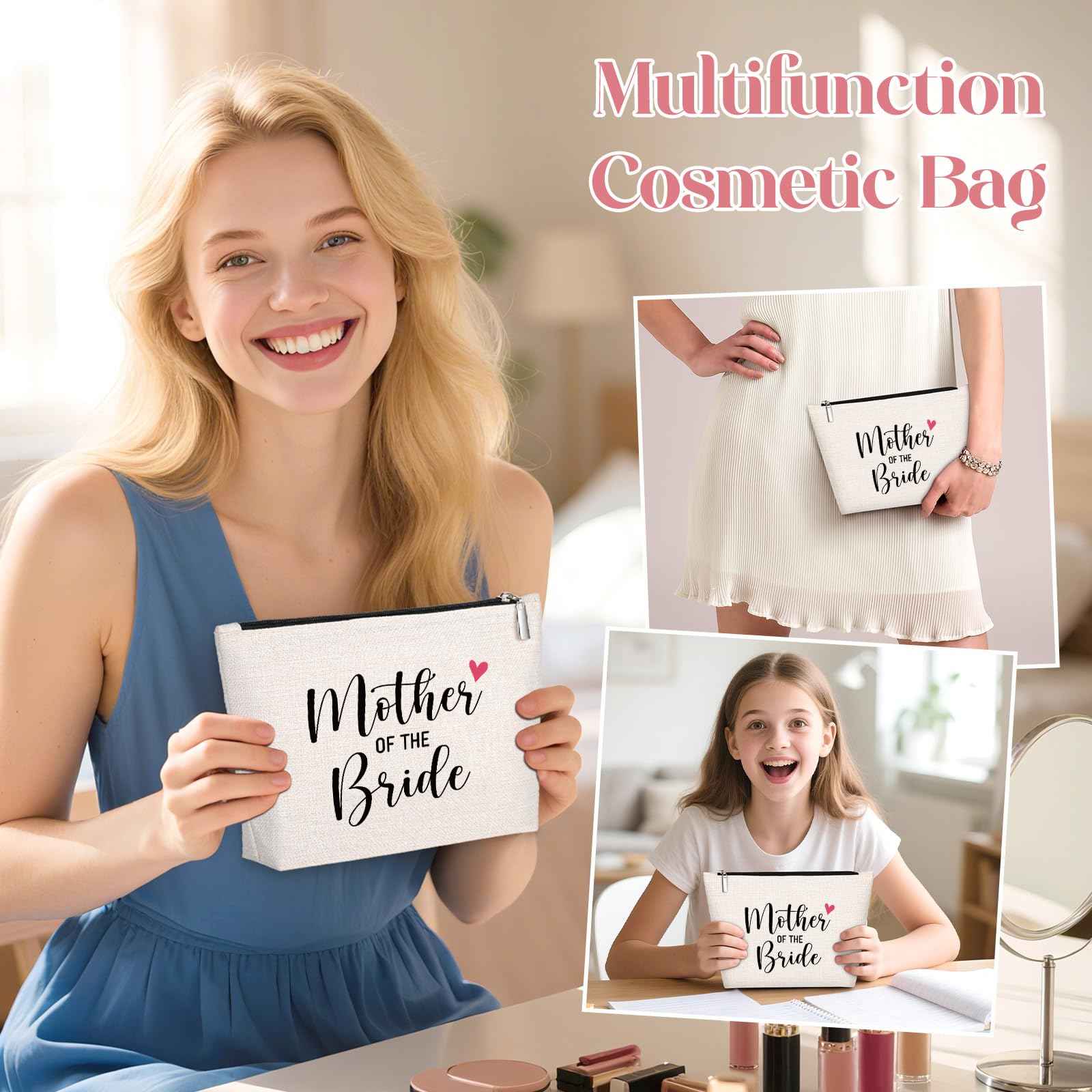 GevGuxLuo Mother of The Bride Gifts Wedding Gift Marriage Gifts Makeup Bag