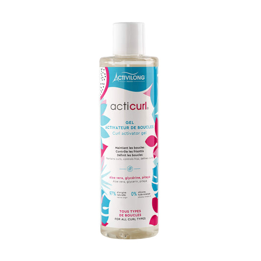 Activilong Acticurl Curl Activator Gel Aloe Vera Glycerin Pitaya - Perfect Hold and Definition for Shiny, Frizz-Free Curls - 260 ml